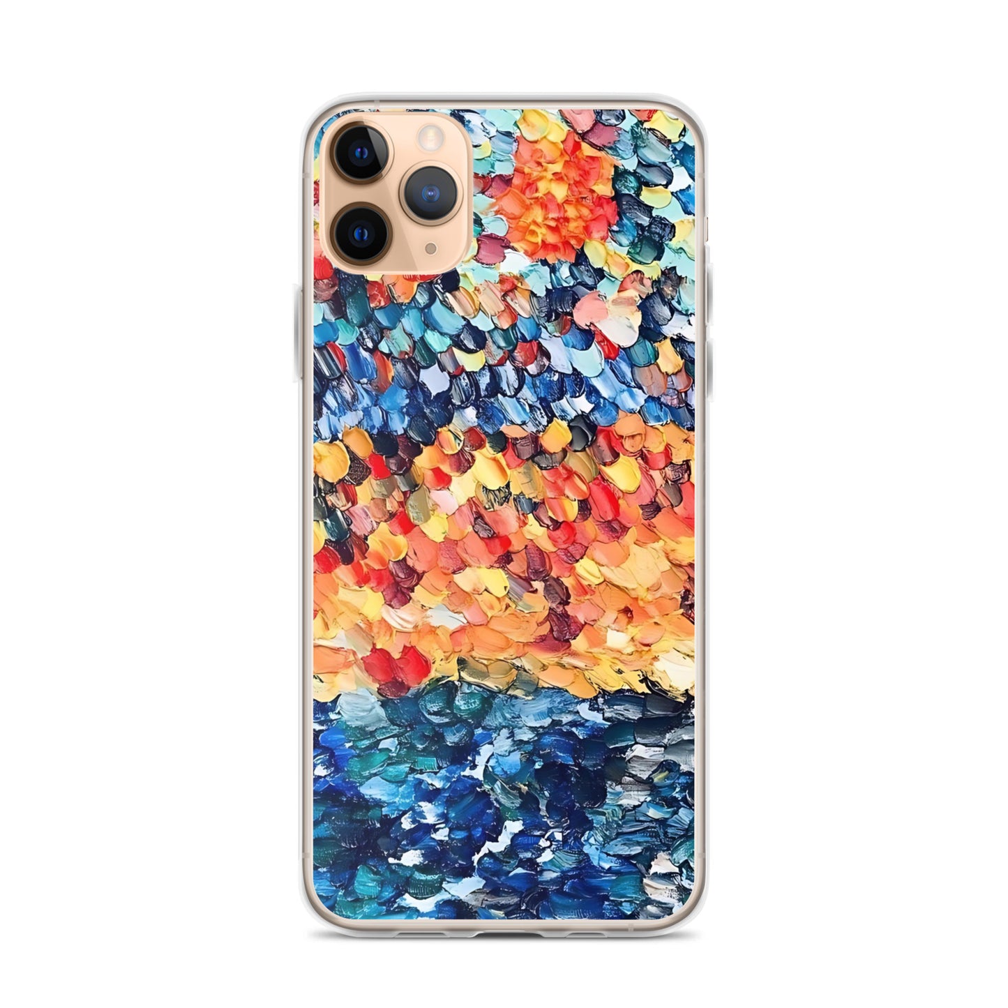 Abstract Beach Oils Art Clear Case for iPhone® – Free Delivery! Rock / Metal / Gothic / EDM / Clubwear - Alternative Apparel Only from Phase B Records.