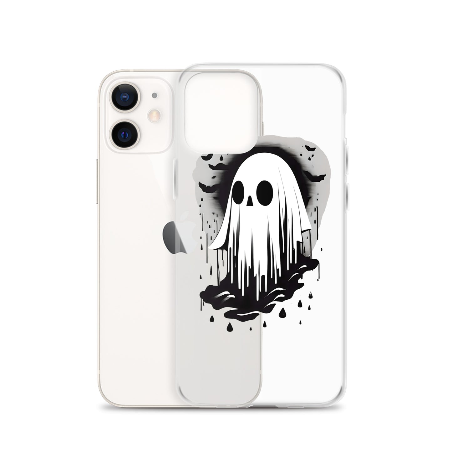 Cute Ghost Clear Case for iPhone®