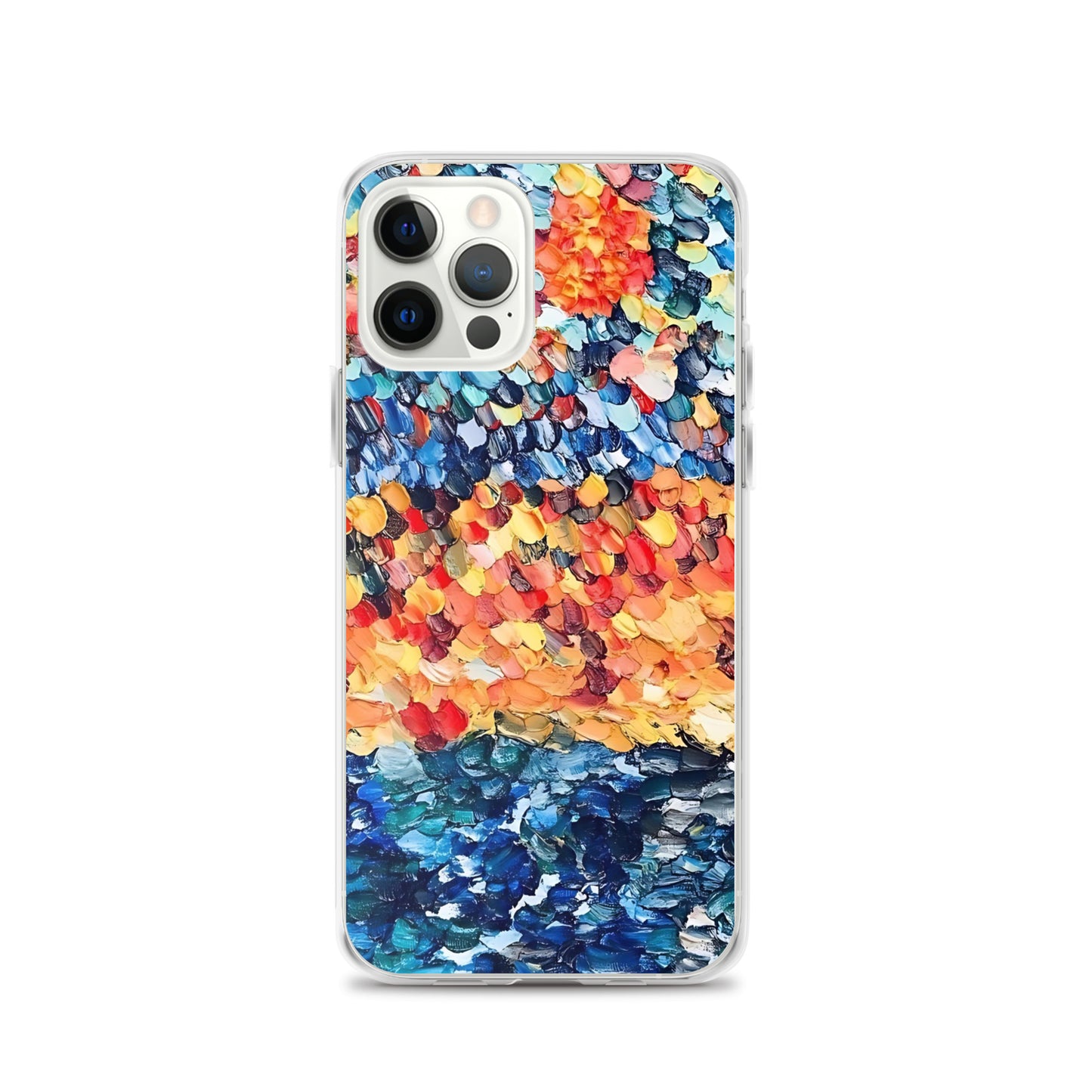Abstract Beach Oils Art Clear Case for iPhone® – Free Delivery! Rock / Metal / Gothic / EDM / Clubwear - Alternative Apparel Only from Phase B Records.