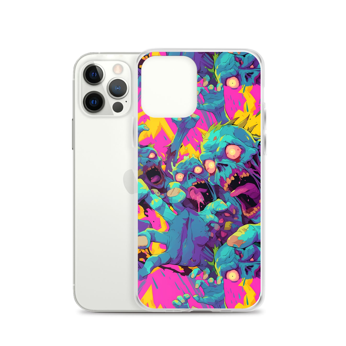 Cartoon Zombies Clear Case for iPhone®