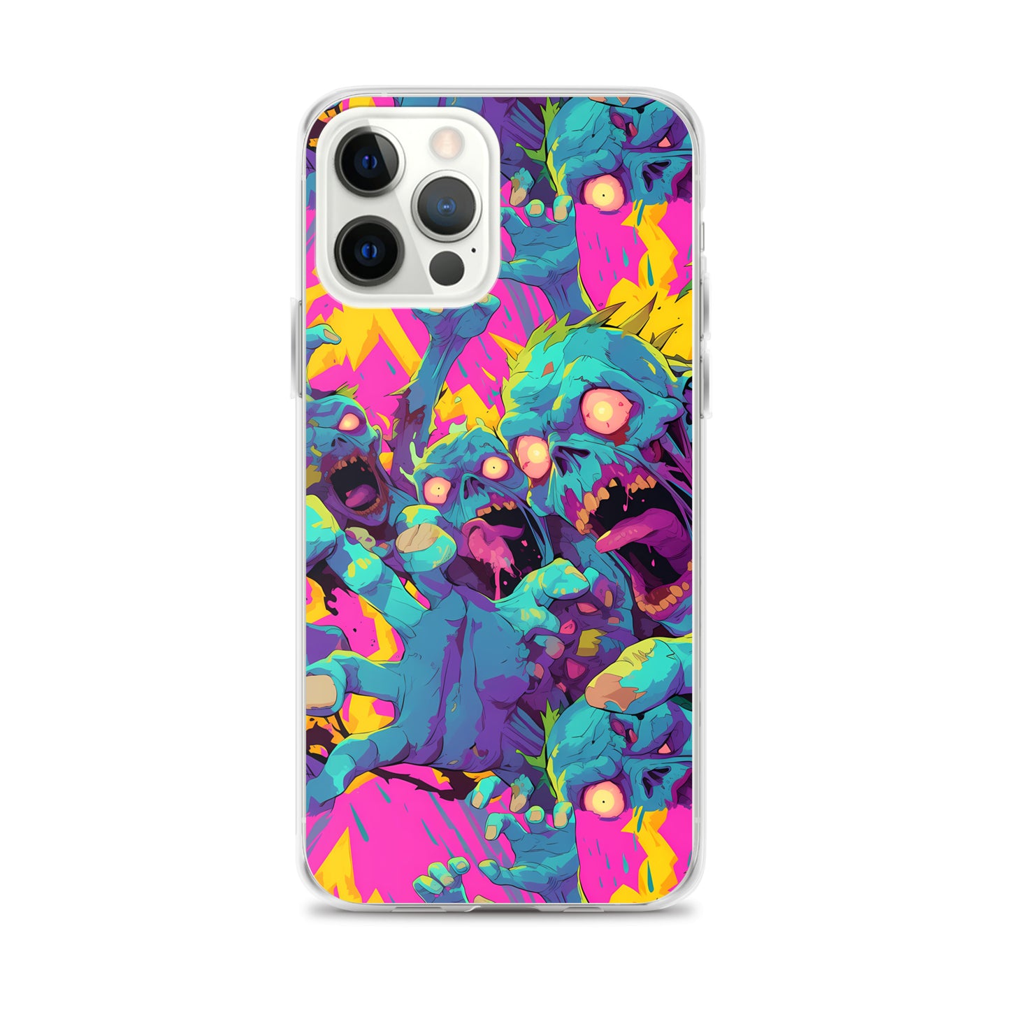 Cartoon Zombies Clear Case for iPhone®