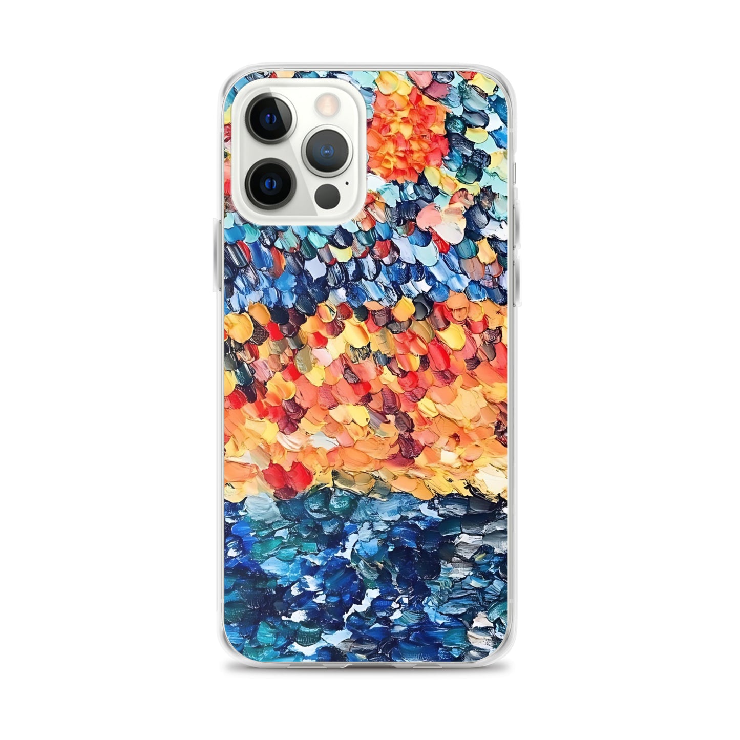 Abstract Beach Oils Art Clear Case for iPhone® – Free Delivery! Rock / Metal / Gothic / EDM / Clubwear - Alternative Apparel Only from Phase B Records.