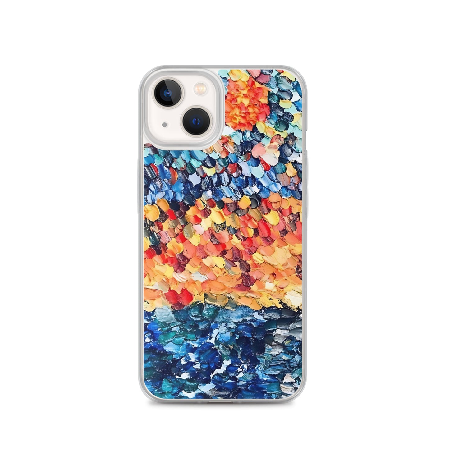 Abstract Beach Oils Art Clear Case for iPhone® – Free Delivery! Rock / Metal / Gothic / EDM / Clubwear - Alternative Apparel Only from Phase B Records.