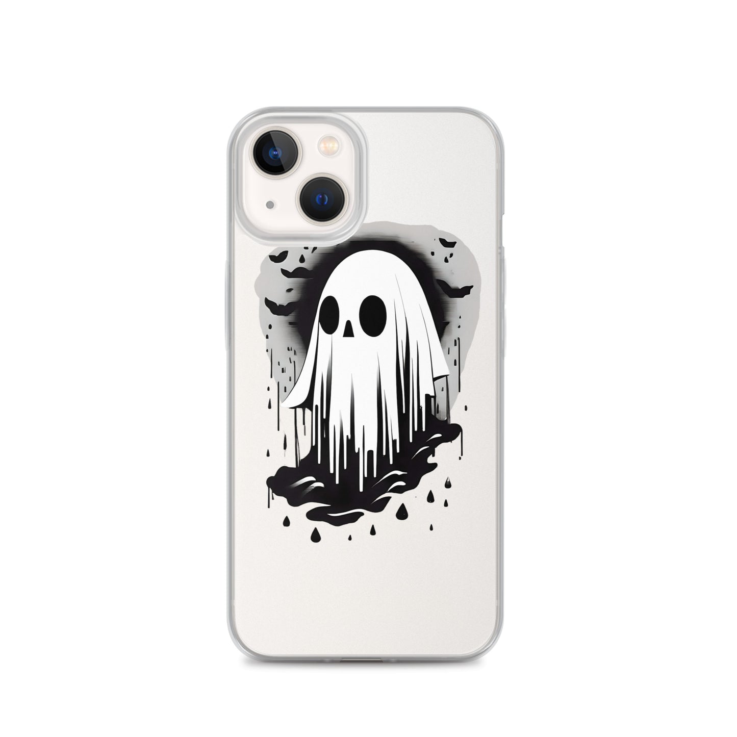 Cute Ghost Clear Case for iPhone®