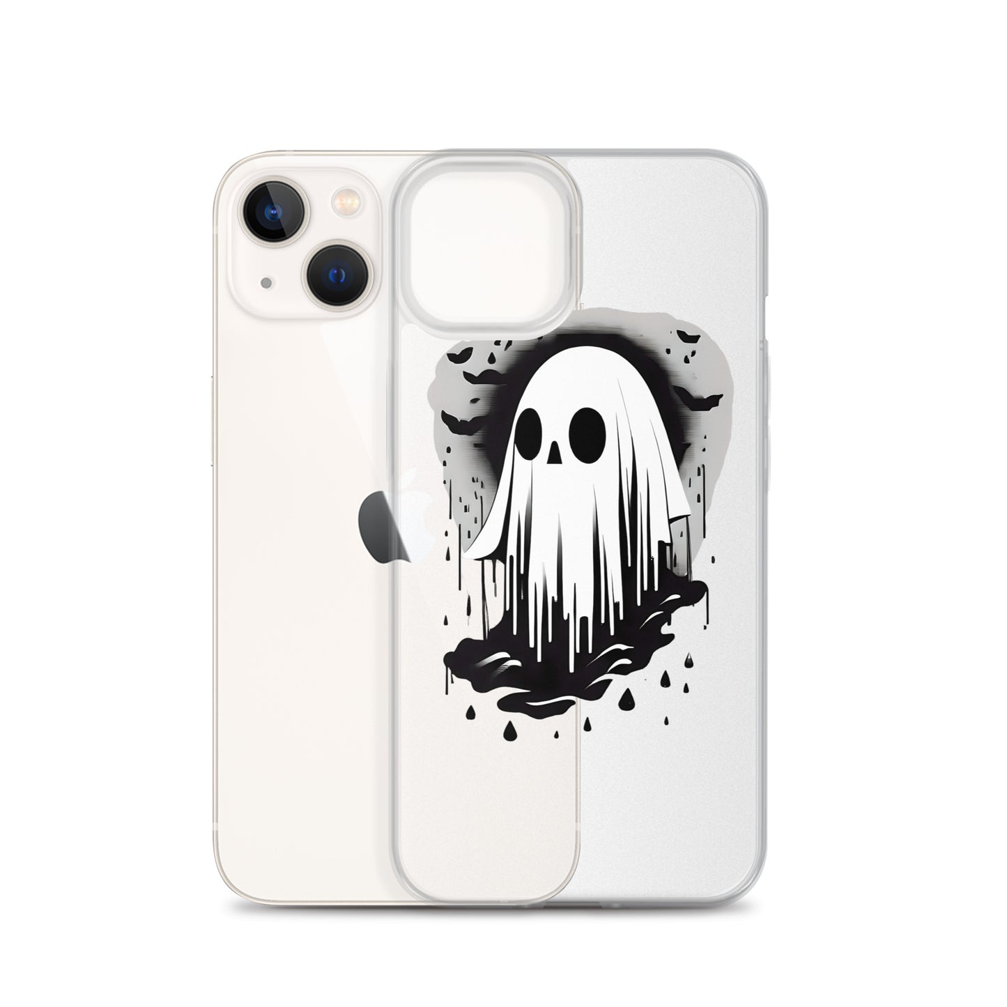 Cute Ghost Clear Case for iPhone®