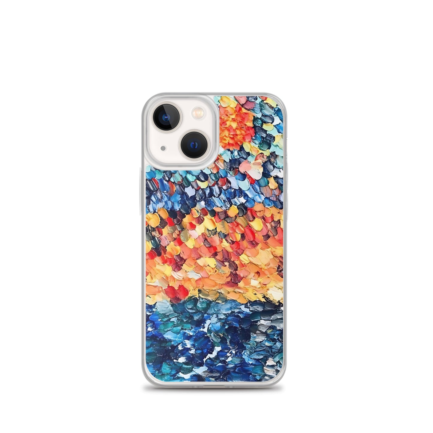 Abstract Beach Oils Art Clear Case for iPhone® – Free Delivery! Rock / Metal / Gothic / EDM / Clubwear - Alternative Apparel Only from Phase B Records.