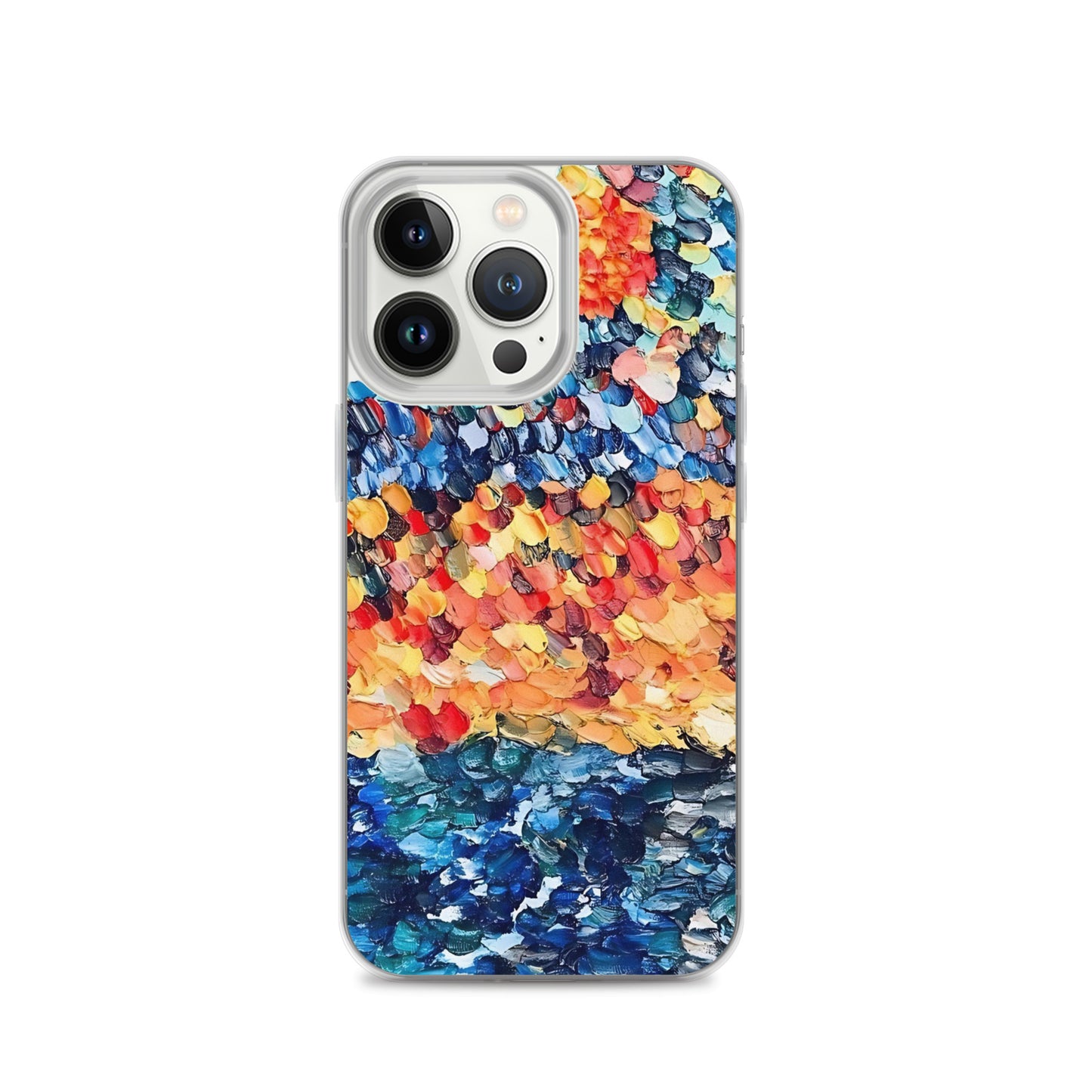 Abstract Beach Oils Art Clear Case for iPhone® – Free Delivery! Rock / Metal / Gothic / EDM / Clubwear - Alternative Apparel Only from Phase B Records.