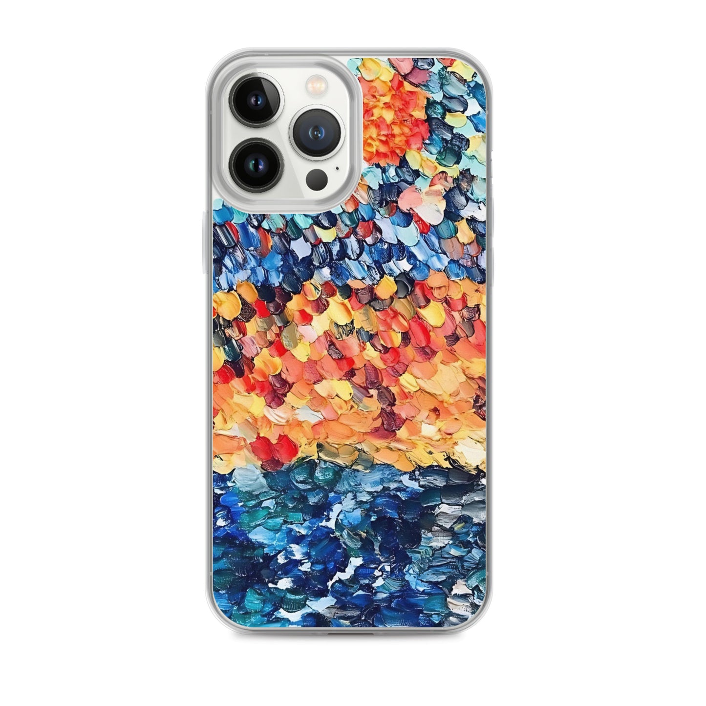 Abstract Beach Oils Art Clear Case for iPhone® – Free Delivery! Rock / Metal / Gothic / EDM / Clubwear - Alternative Apparel Only from Phase B Records.