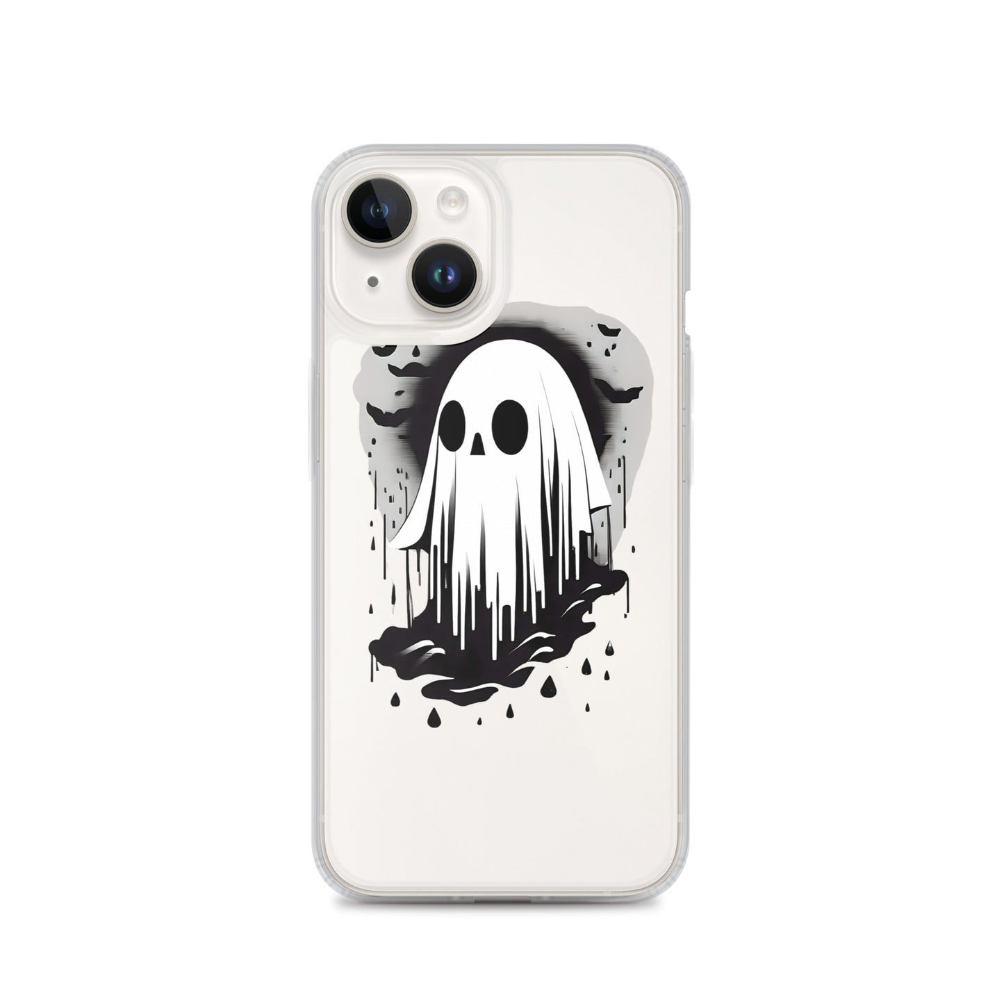 Cute Ghost Clear Case for iPhone®