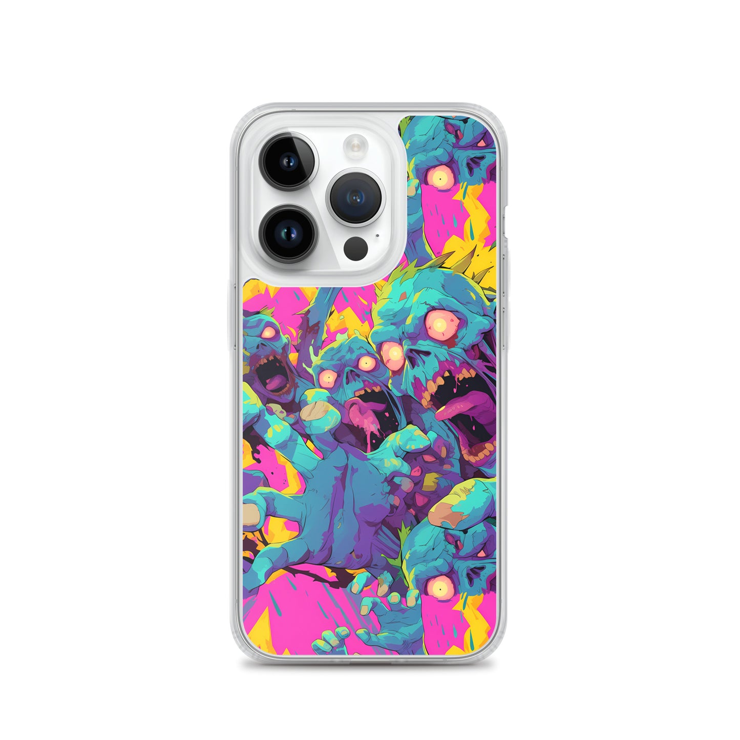 Cartoon Zombies Clear Case for iPhone®