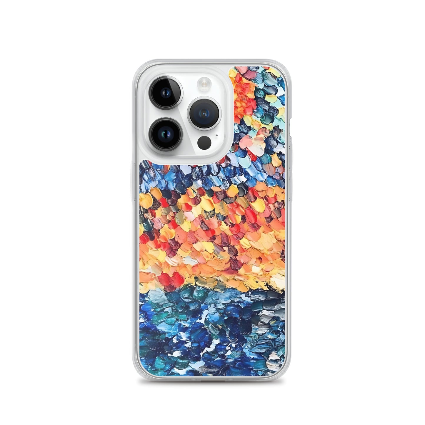 Abstract Beach Oils Art Clear Case for iPhone® – Free Delivery! Rock / Metal / Gothic / EDM / Clubwear - Alternative Apparel Only from Phase B Records.