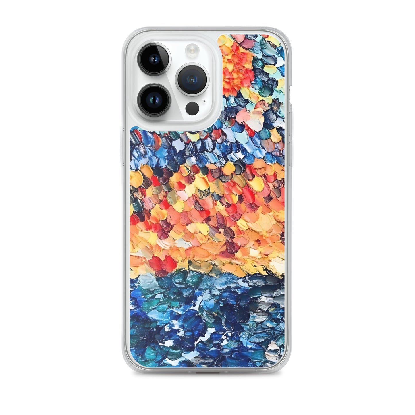 Abstract Beach Oils Art Clear Case for iPhone® – Free Delivery! Rock / Metal / Gothic / EDM / Clubwear - Alternative Apparel Only from Phase B Records.
