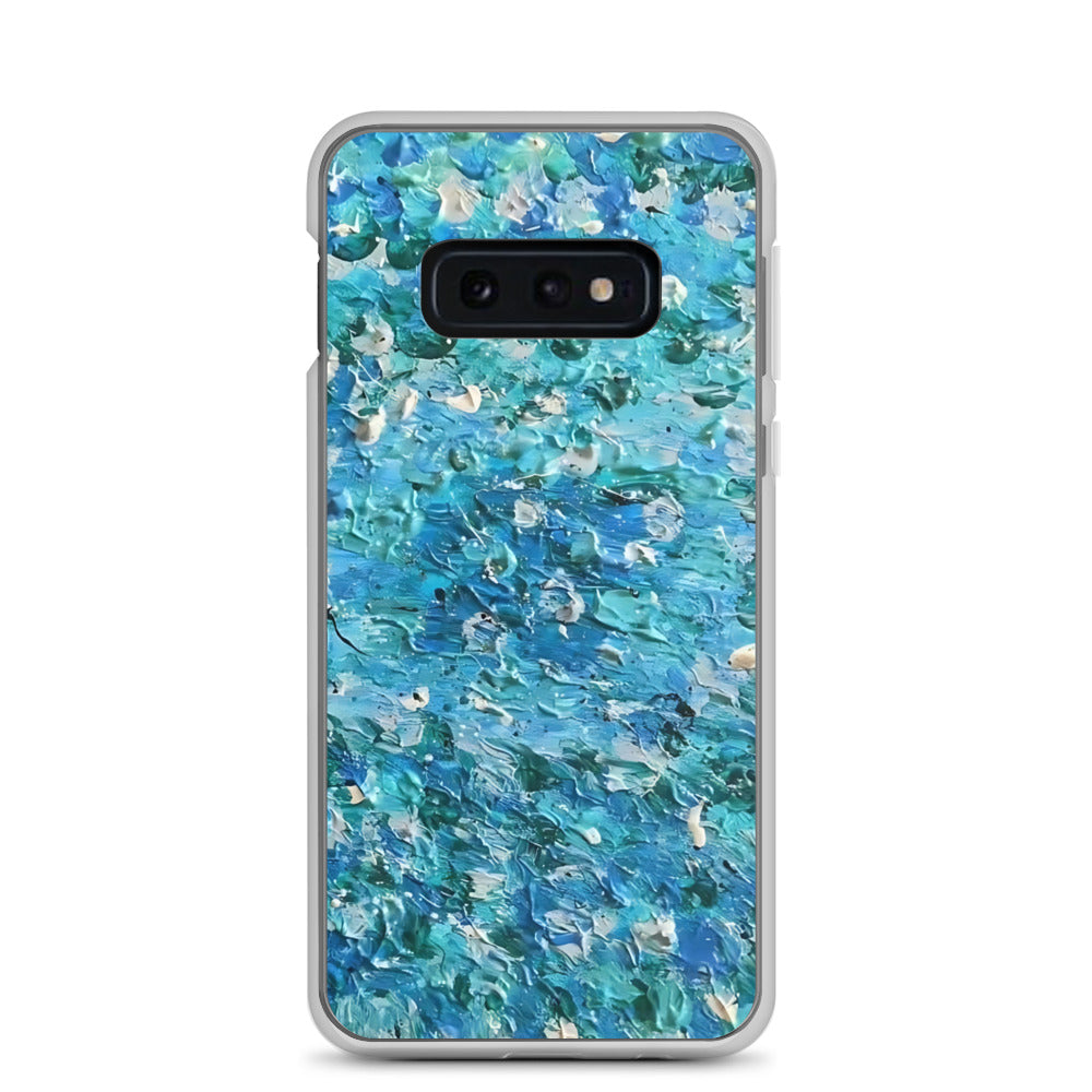 Abstract Blues Clear Case for Samsung® – Free Delivery! Rock / Metal / Gothic / EDM / Clubwear - Alternative Apparel Only from Phase B Records.