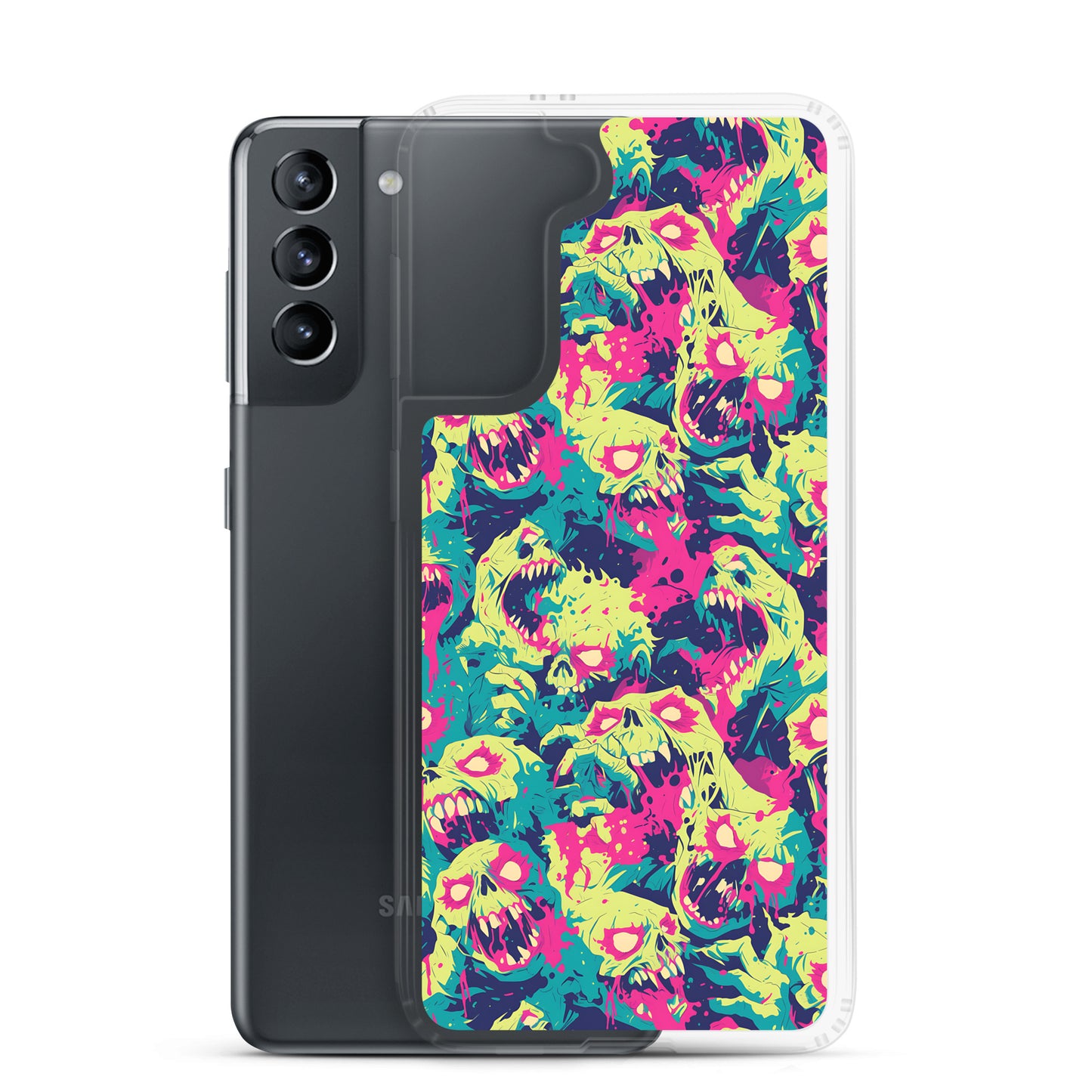 Cartoon Zombies Clear Case for Samsung®