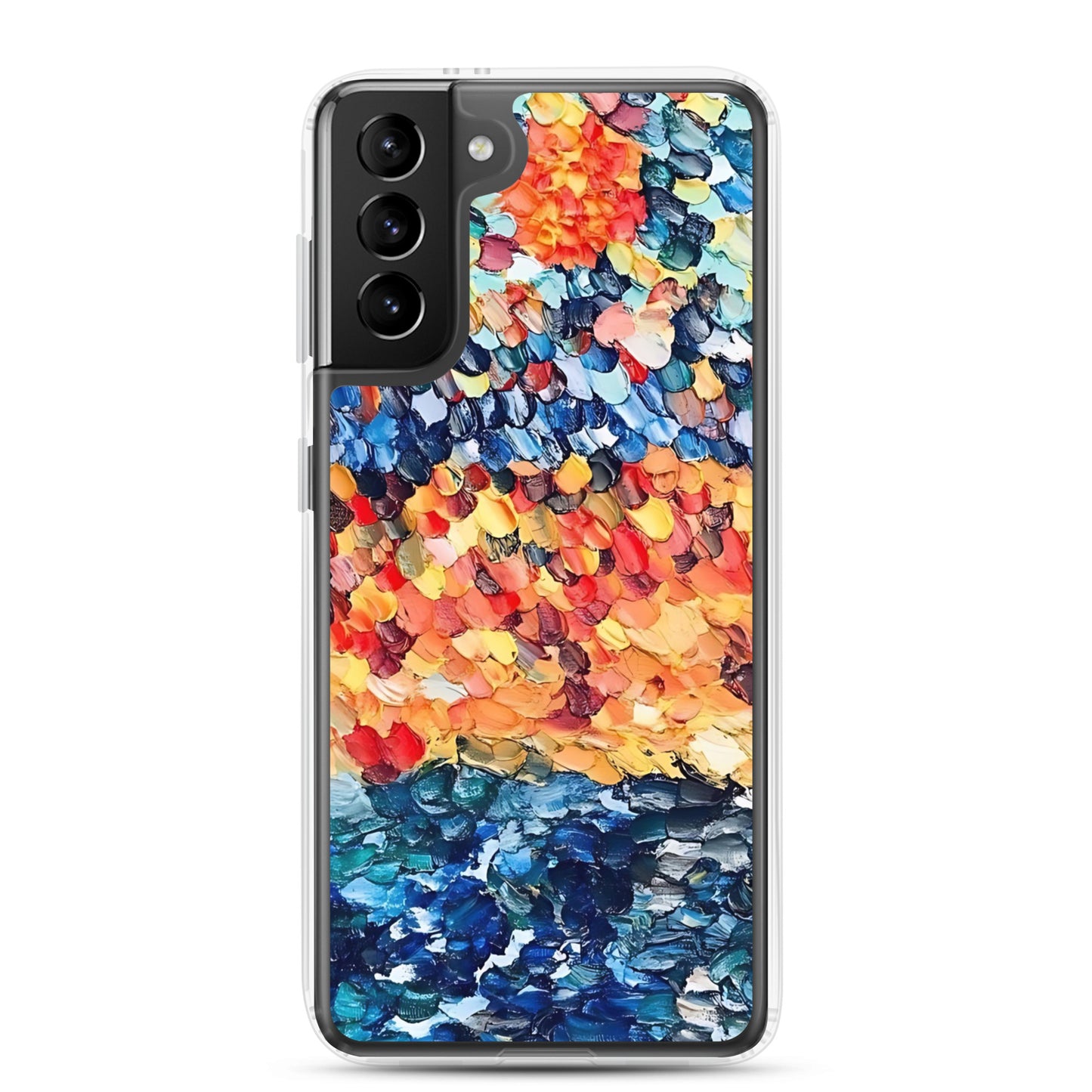 Abstract Beach Oils Art Clear Case for Samsung® – Free Delivery! Rock / Metal / Gothic / EDM / Clubwear - Alternative Apparel Only from Phase B Records.