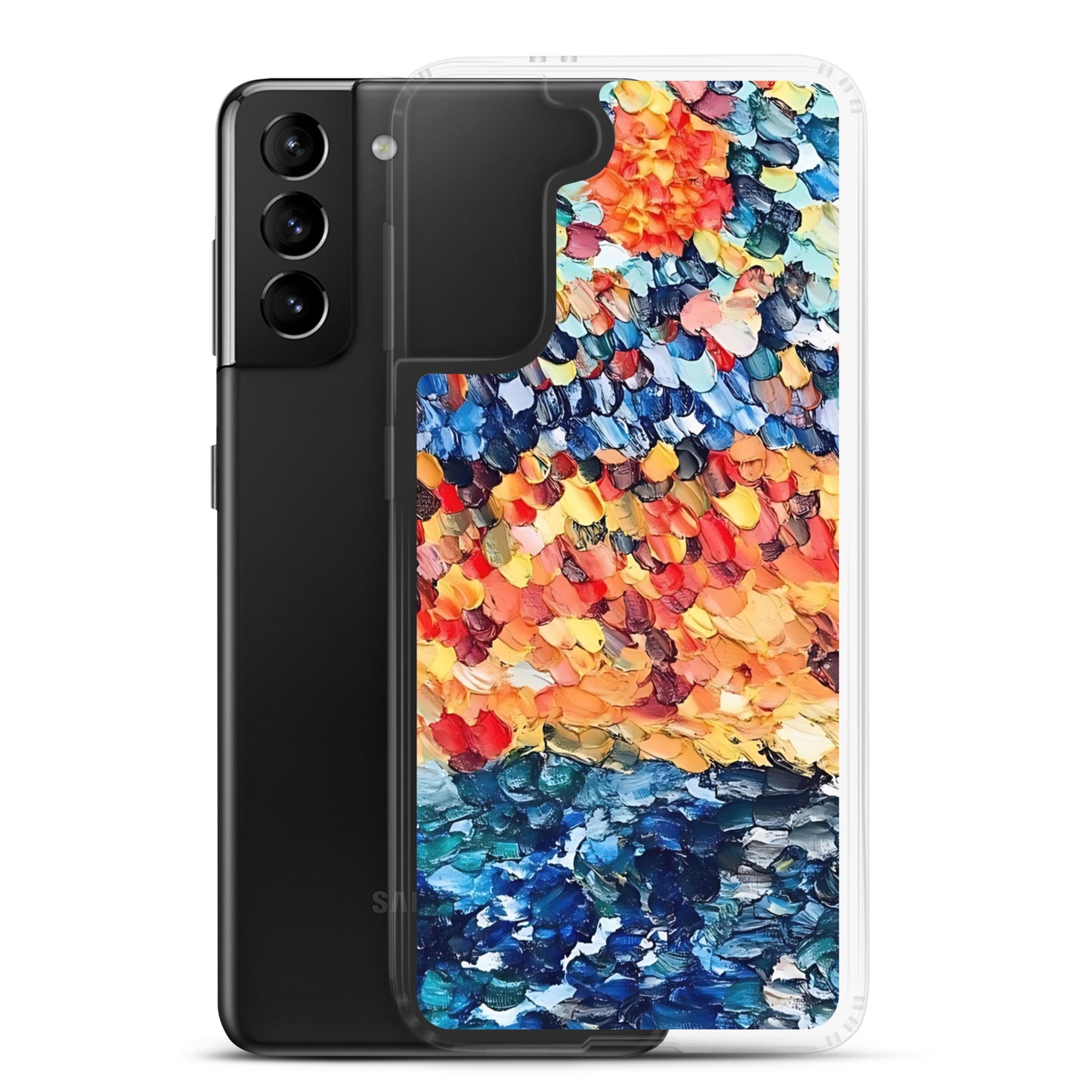Abstract Beach Oils Art Clear Case for Samsung® – Free Delivery! Rock / Metal / Gothic / EDM / Clubwear - Alternative Apparel Only from Phase B Records.