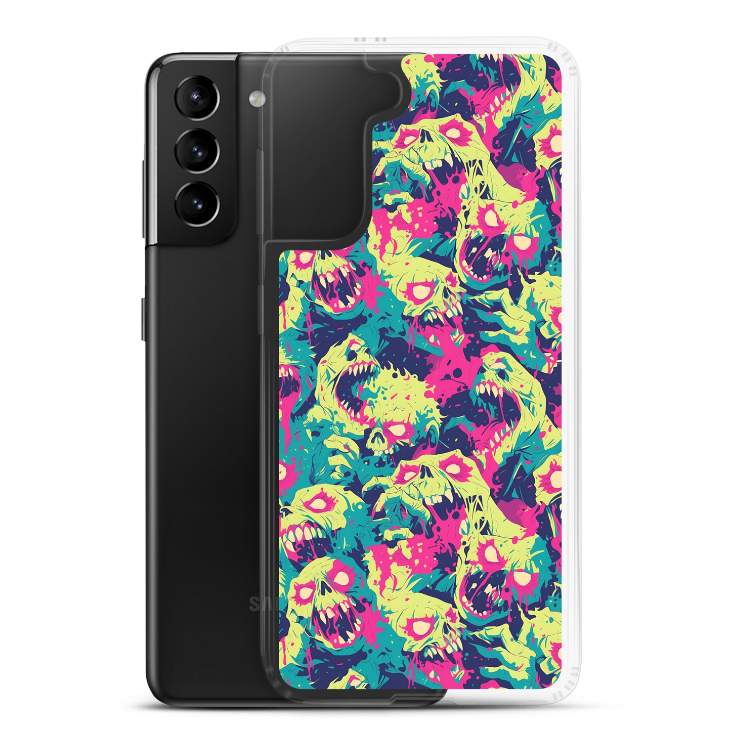 Cartoon Zombies Clear Case for Samsung®