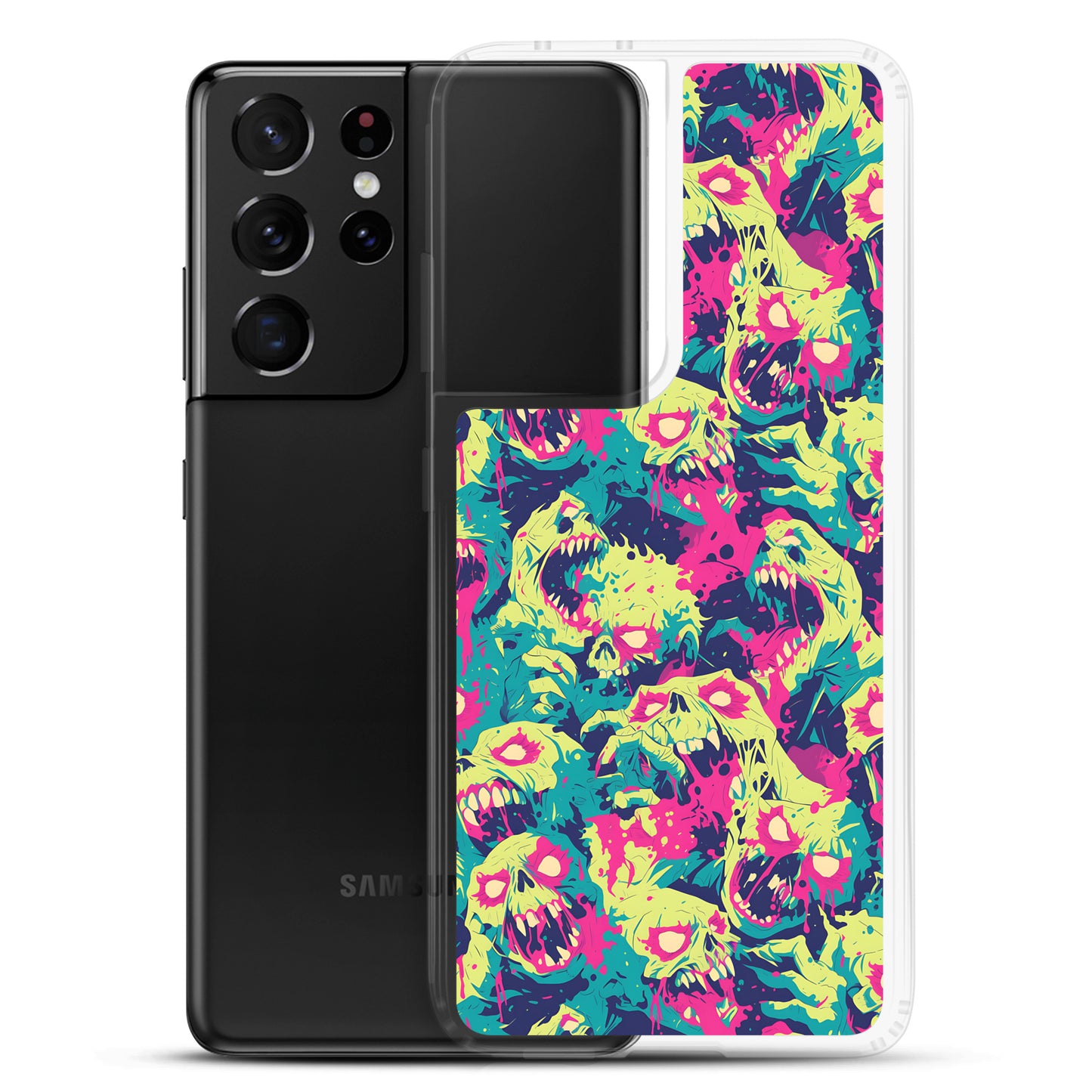 Cartoon Zombies Clear Case for Samsung®