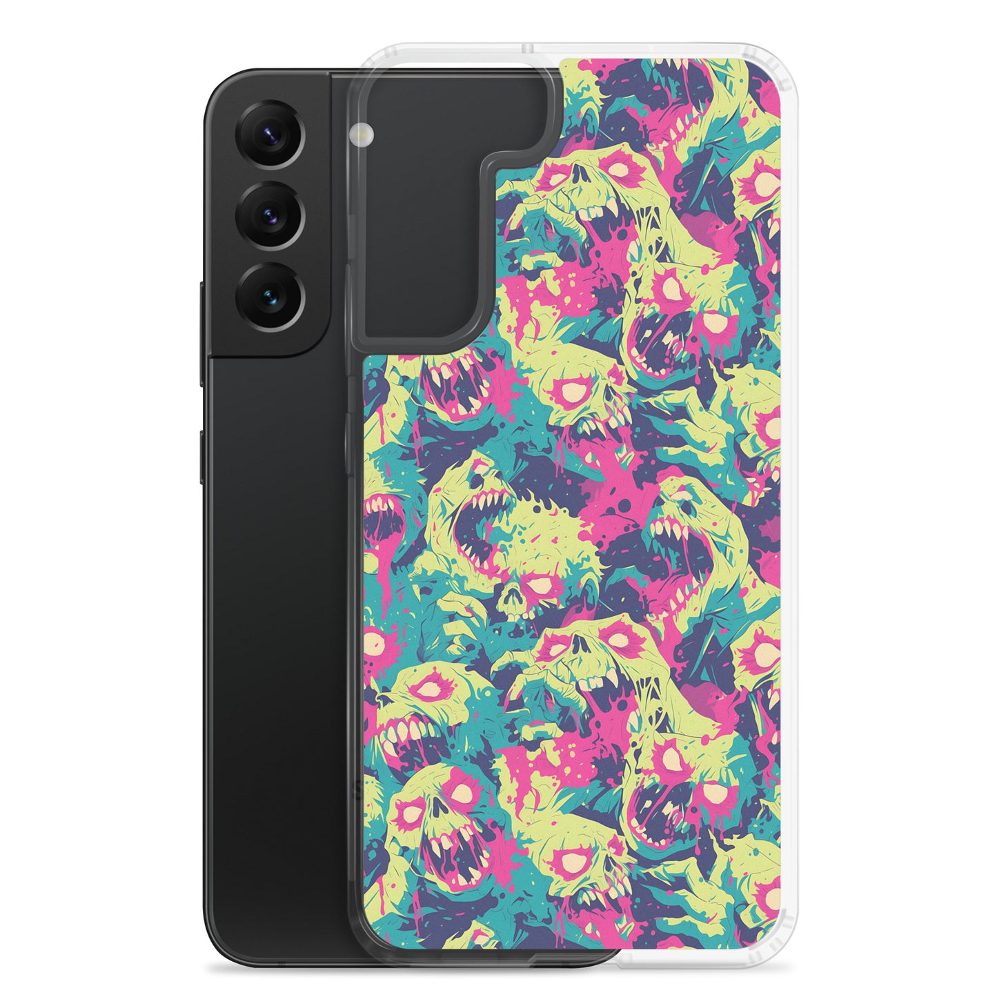 Cartoon Zombies Clear Case for Samsung®