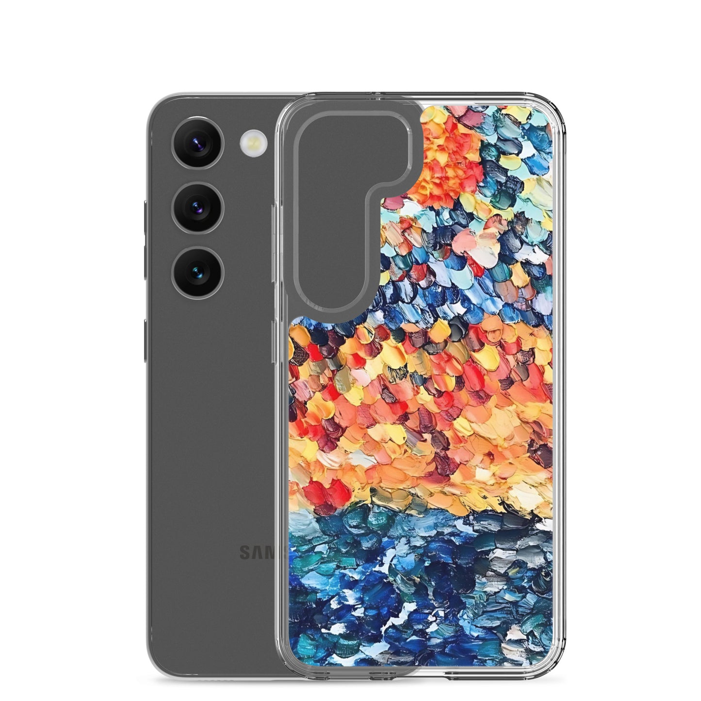 Abstract Beach Oils Art Clear Case for Samsung® – Free Delivery! Rock / Metal / Gothic / EDM / Clubwear - Alternative Apparel Only from Phase B Records.
