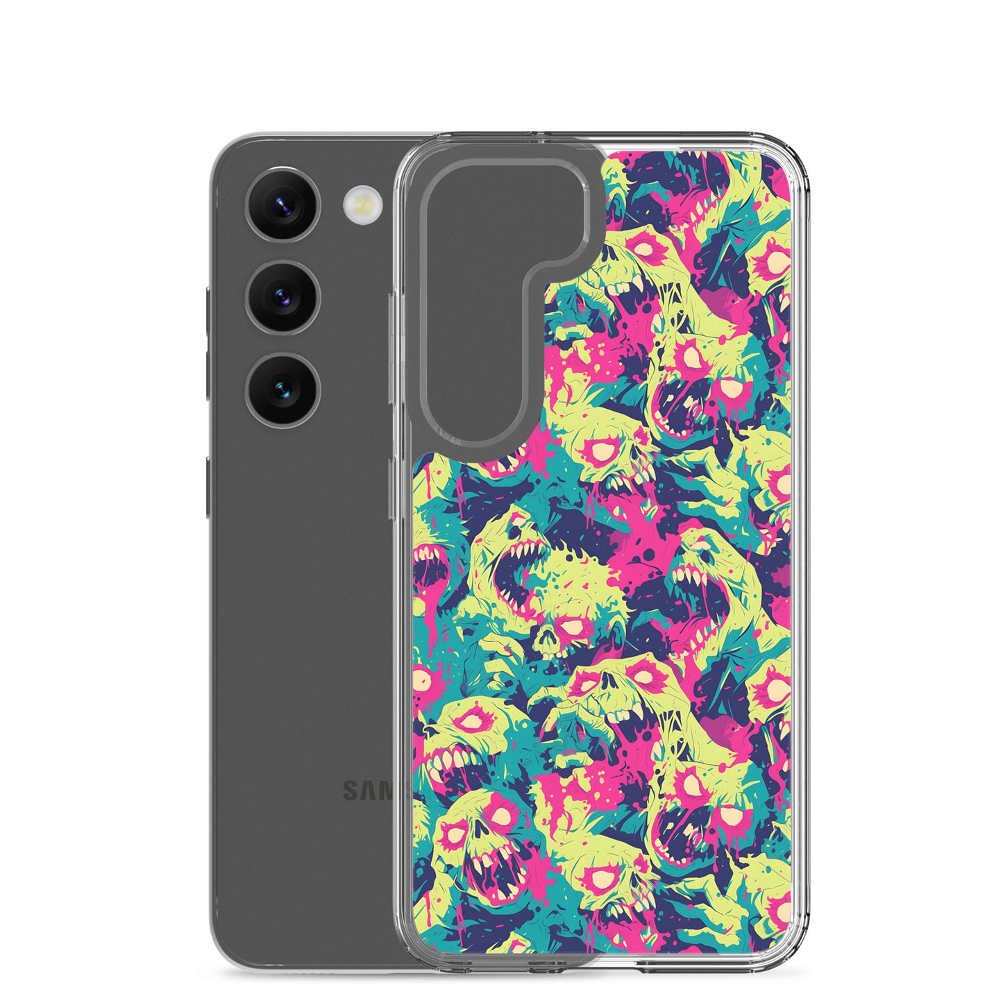 Cartoon Zombies Clear Case for Samsung®