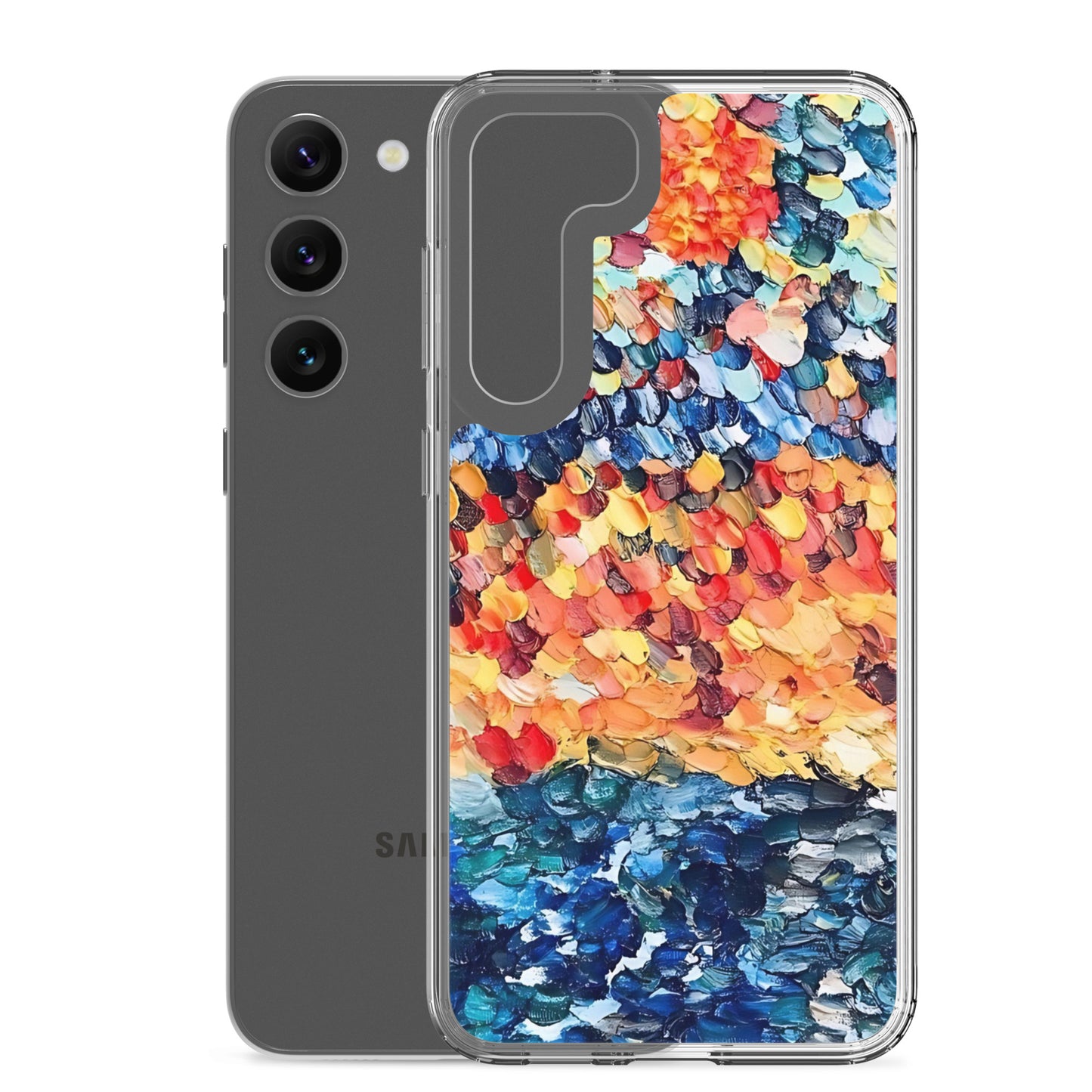 Abstract Beach Oils Art Clear Case for Samsung® – Free Delivery! Rock / Metal / Gothic / EDM / Clubwear - Alternative Apparel Only from Phase B Records.