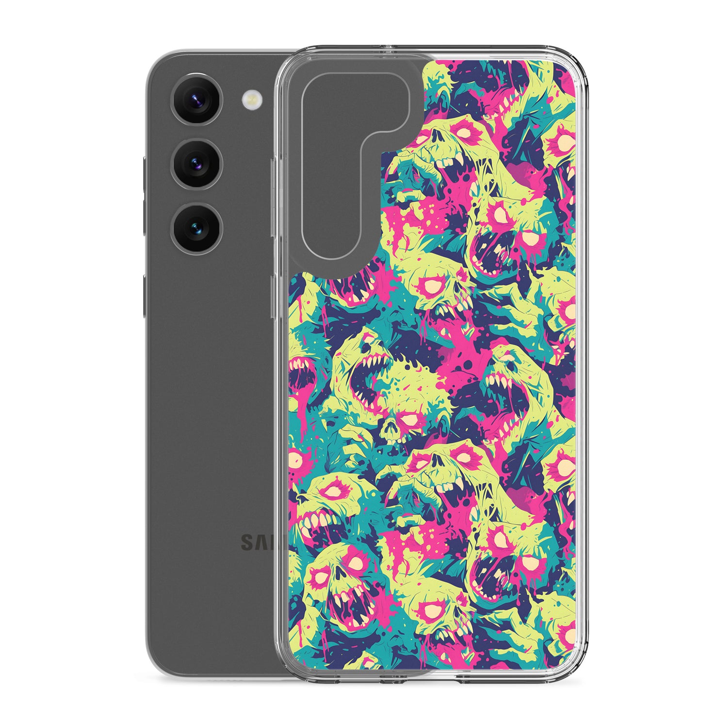 Cartoon Zombies Clear Case for Samsung®