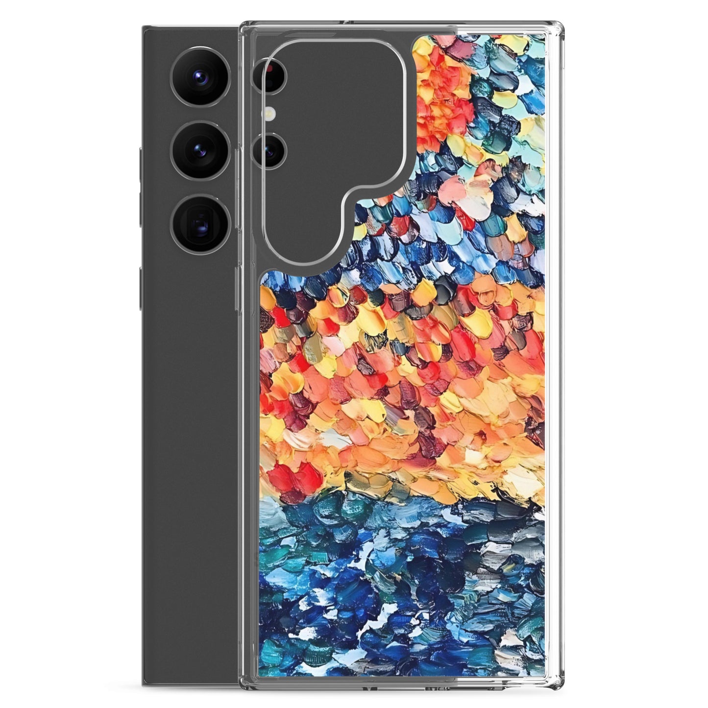 Abstract Beach Oils Art Clear Case for Samsung® – Free Delivery! Rock / Metal / Gothic / EDM / Clubwear - Alternative Apparel Only from Phase B Records.