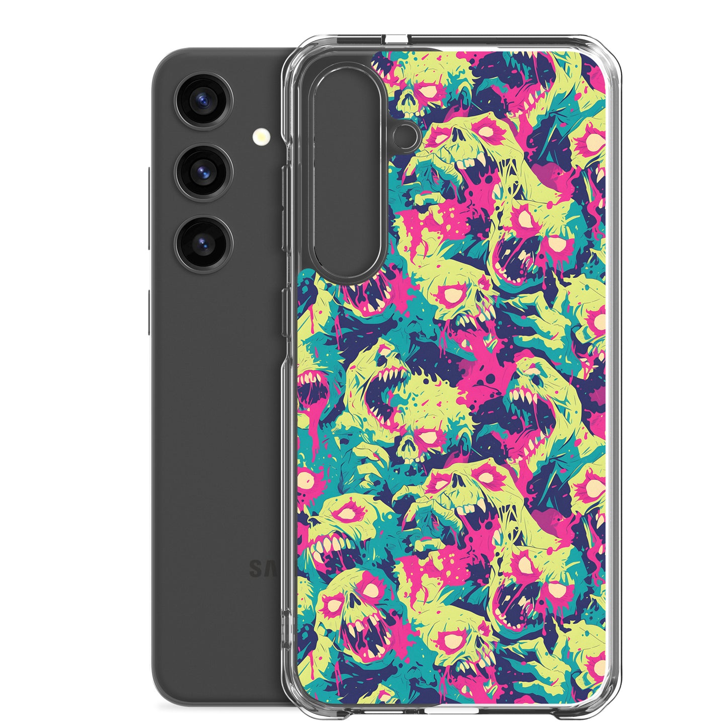 Cartoon Zombies Clear Case for Samsung®