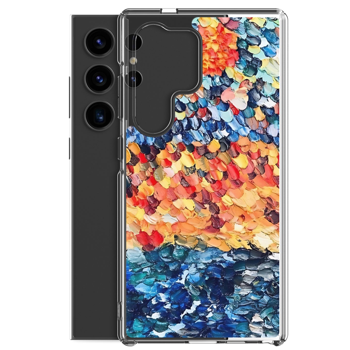Abstract Beach Oils Art Clear Case for Samsung® – Free Delivery! Rock / Metal / Gothic / EDM / Clubwear - Alternative Apparel Only from Phase B Records.