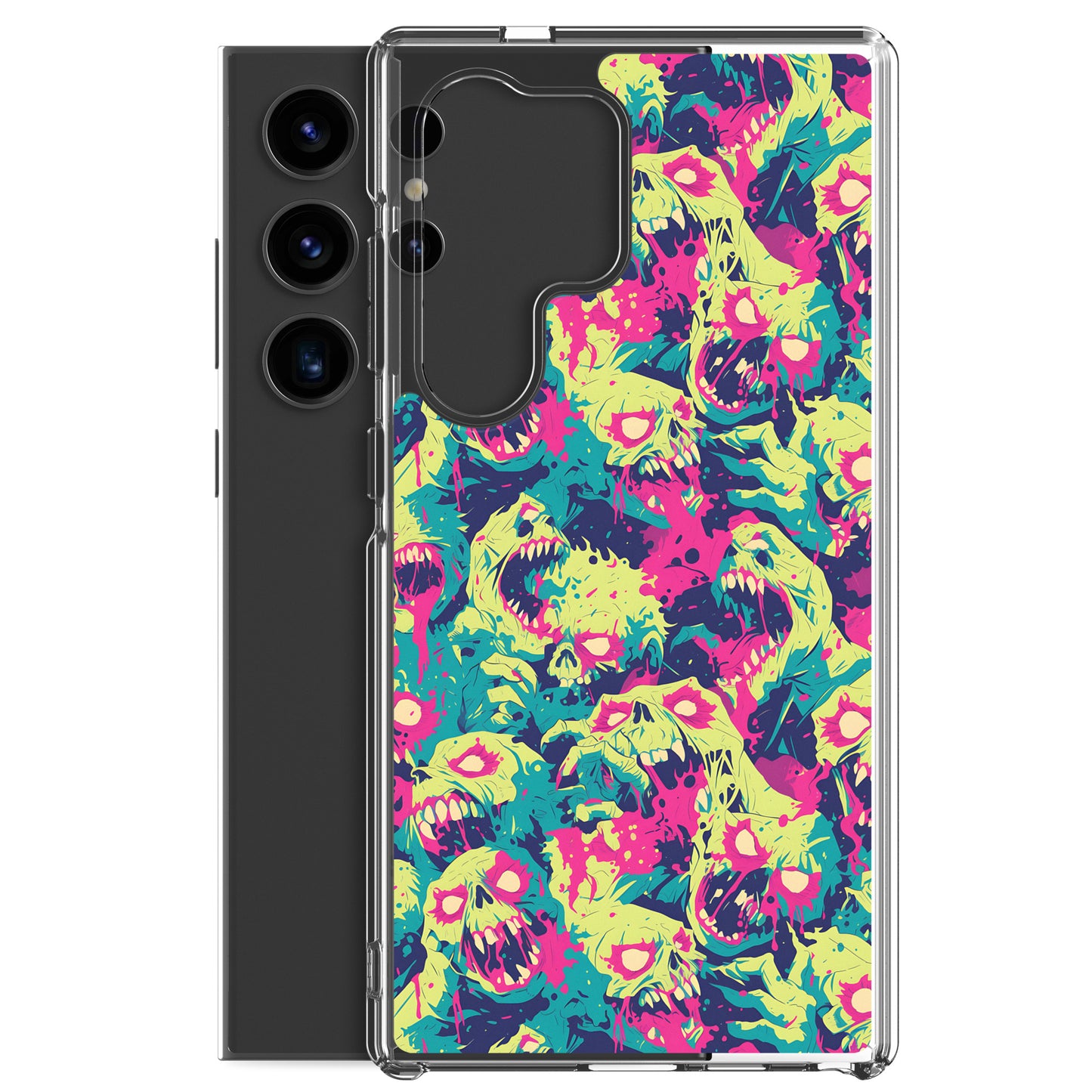 Cartoon Zombies Clear Case for Samsung®