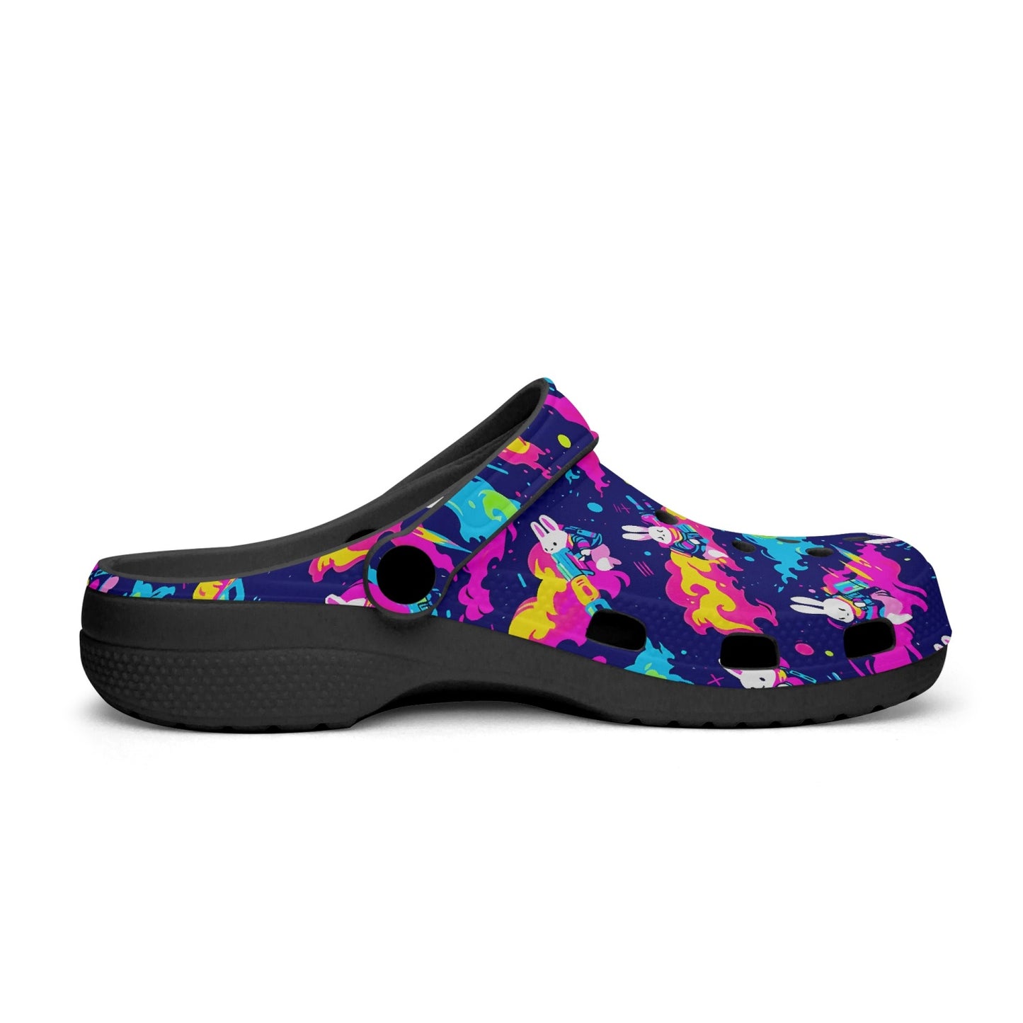 Bunnies innnn Spaaaace Rok-Clogs