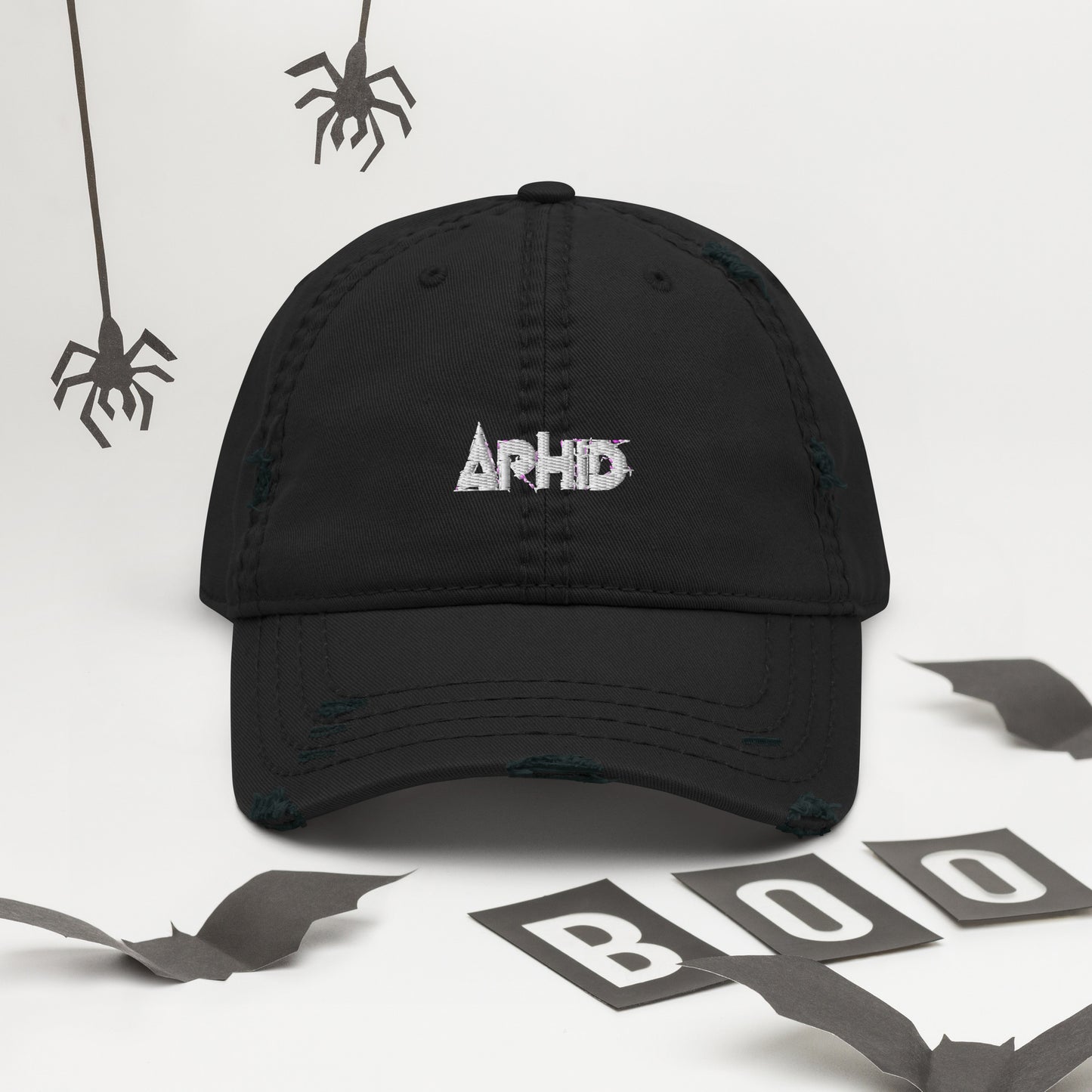 Aphid Distressed Dad Hat / Cap - Free Delivery! Rock /NU Metal / Rap Metal - Alternative Apparel Only from Phase B Records.