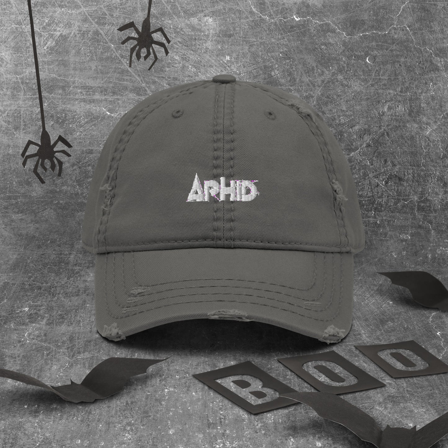 Aphid Distressed Dad Hat / Cap - Free Delivery! Rock /NU Metal / Rap Metal - Alternative Apparel Only from Phase B Records.