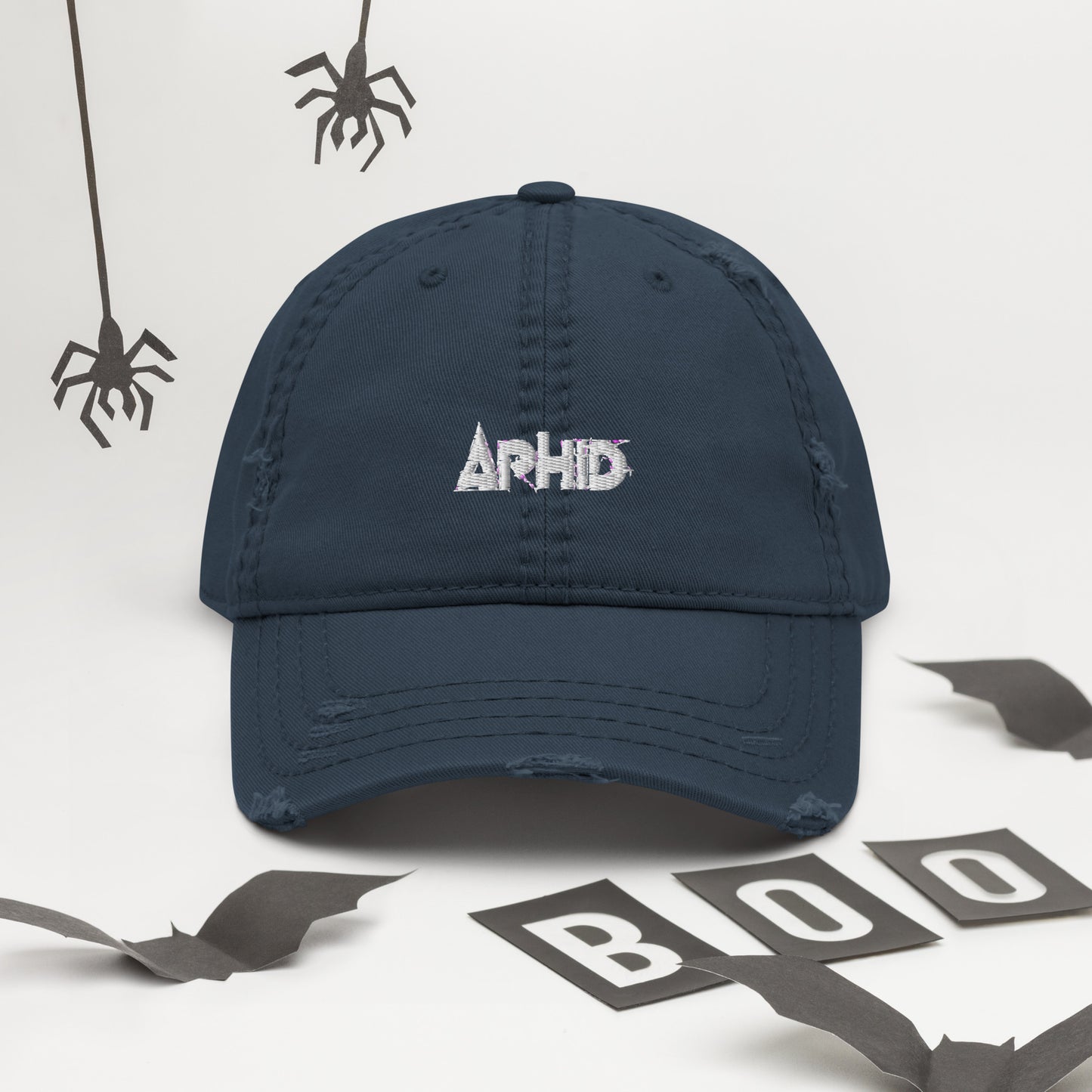 Aphid Distressed Dad Hat / Cap - Free Delivery! Rock /NU Metal / Rap Metal - Alternative Apparel Only from Phase B Records.