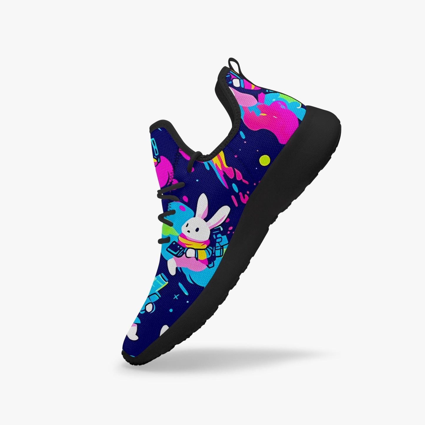 Bunnies innn spaaace Classic Mesh Knit Sneakers