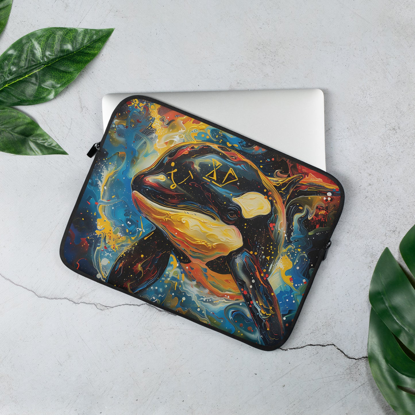 Orca Painted Laptop Sleeve
