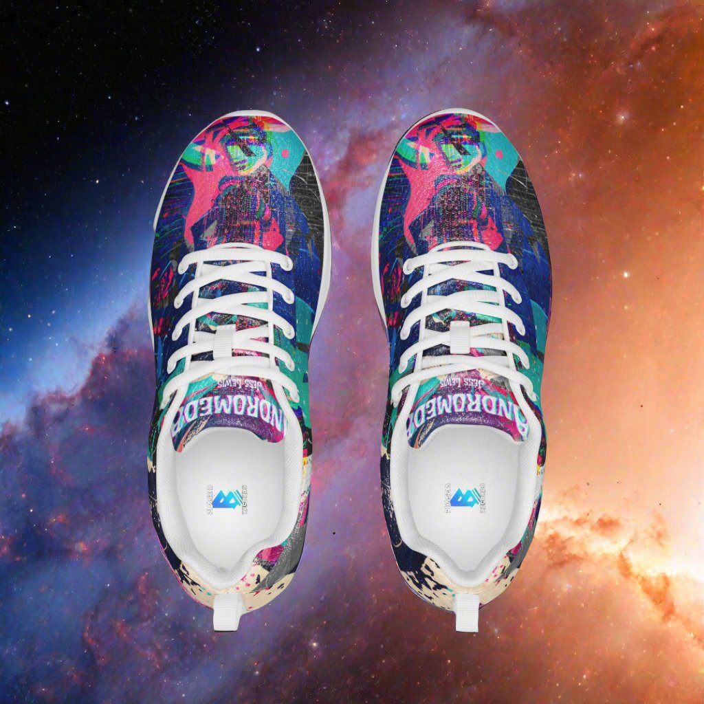 Jess Lewis Andromeda Men’s athletic shoes - Free Delivery! Rock / Mathrock / Progressive / Jazz Fusion - Alternative Apparel and Merch Only from Phase B Records.