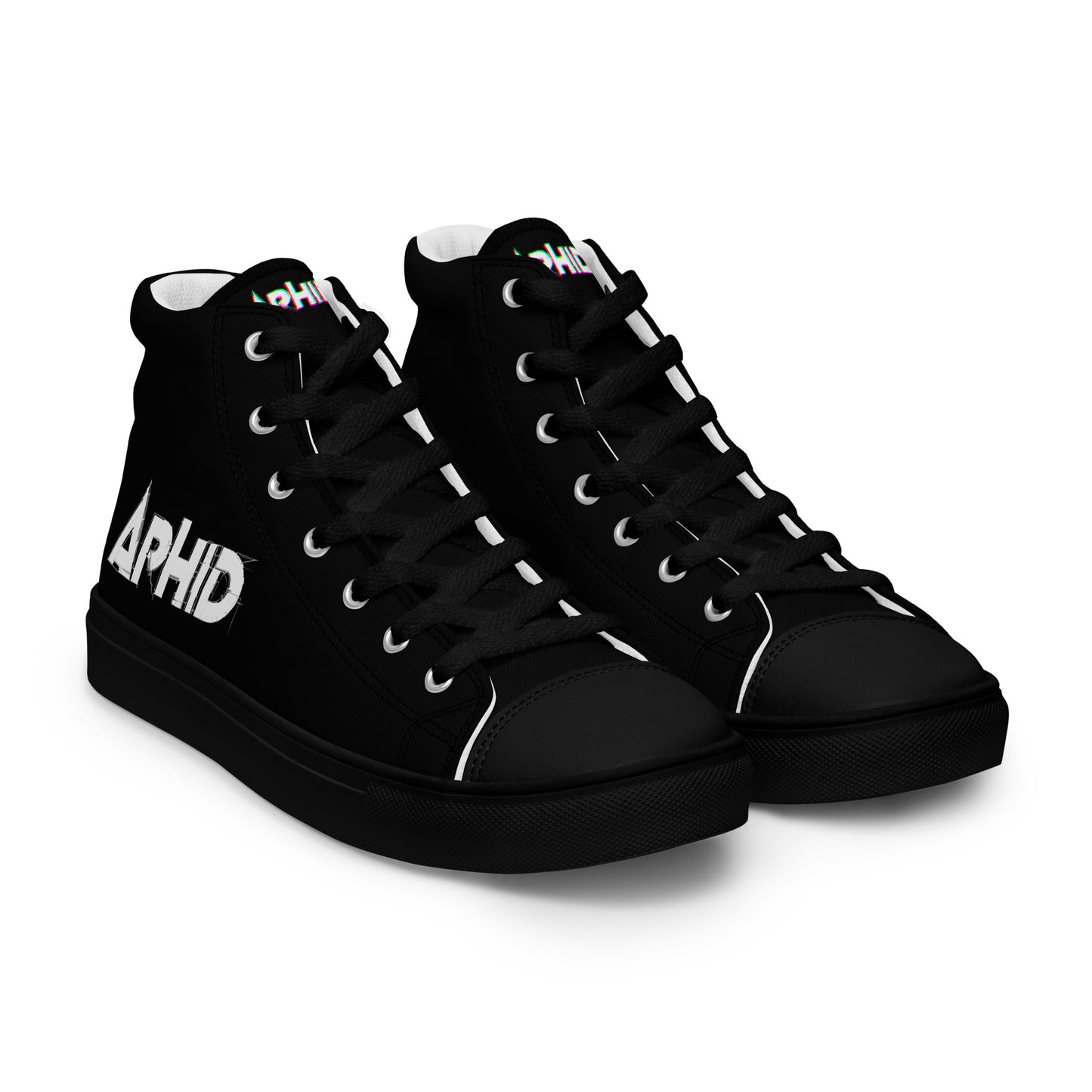 APHID - Men’s high top canvas Rock / Metal shoes - Free Delivery! Alternative Graphic footwear / Nu Metal