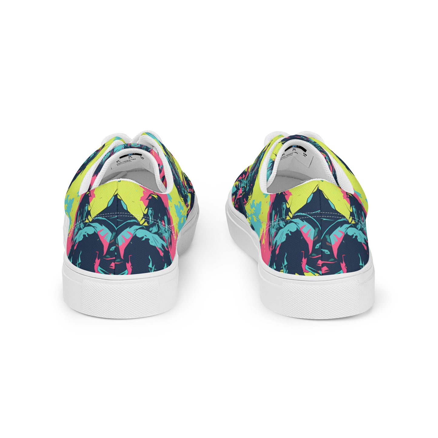 Neon Zombies Men’s lace-up canvas shoes
