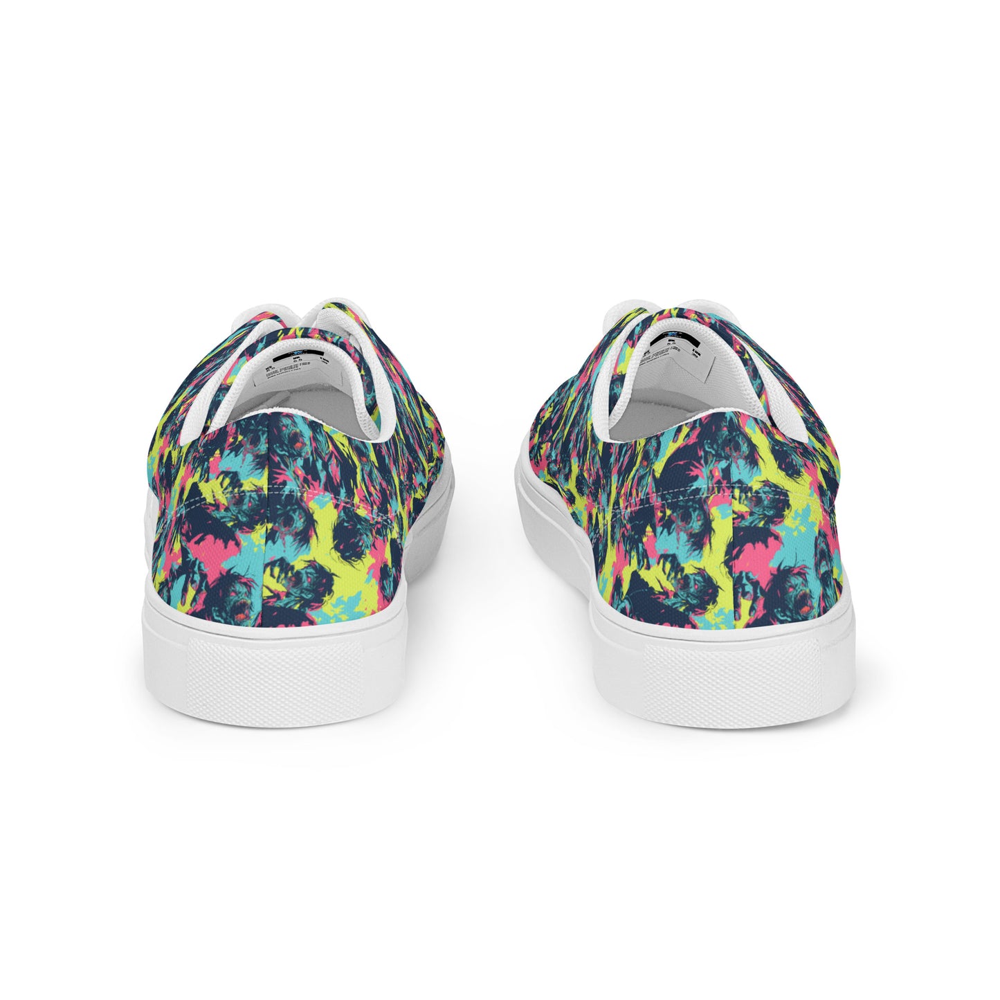 Neon Zombies Men’s lace-up canvas shoes