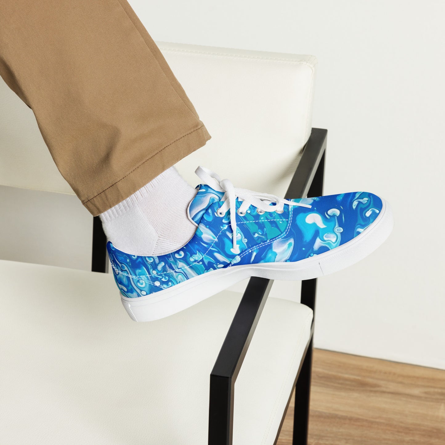 Jess Lewis Seafoam Men’s Canvas Shoes - Free Delivery! Rock / Mathrock / Progressive / Jazz Fusion - Alternative Apparel and Merch Only from Phase B Records.