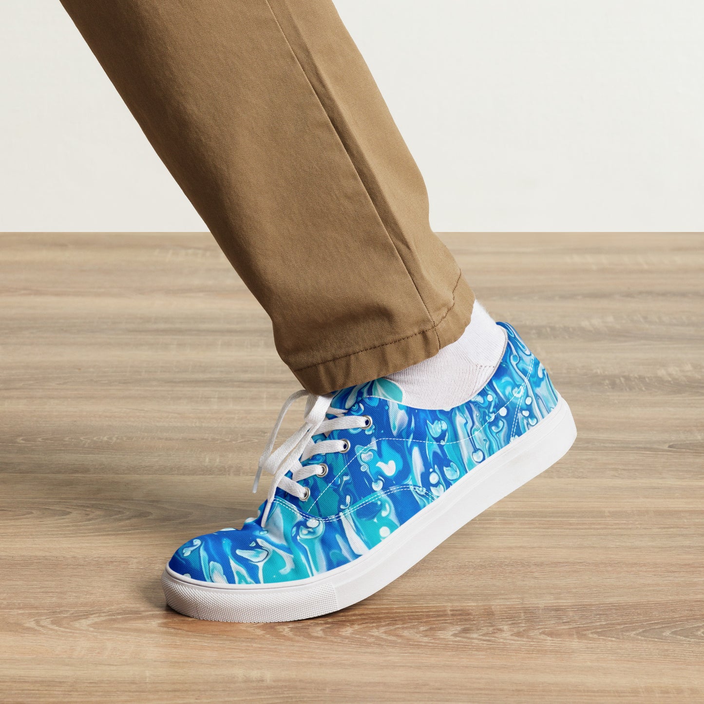 Jess Lewis Seafoam Men’s Canvas Shoes - Free Delivery! Rock / Mathrock / Progressive / Jazz Fusion - Alternative Apparel and Merch Only from Phase B Records.