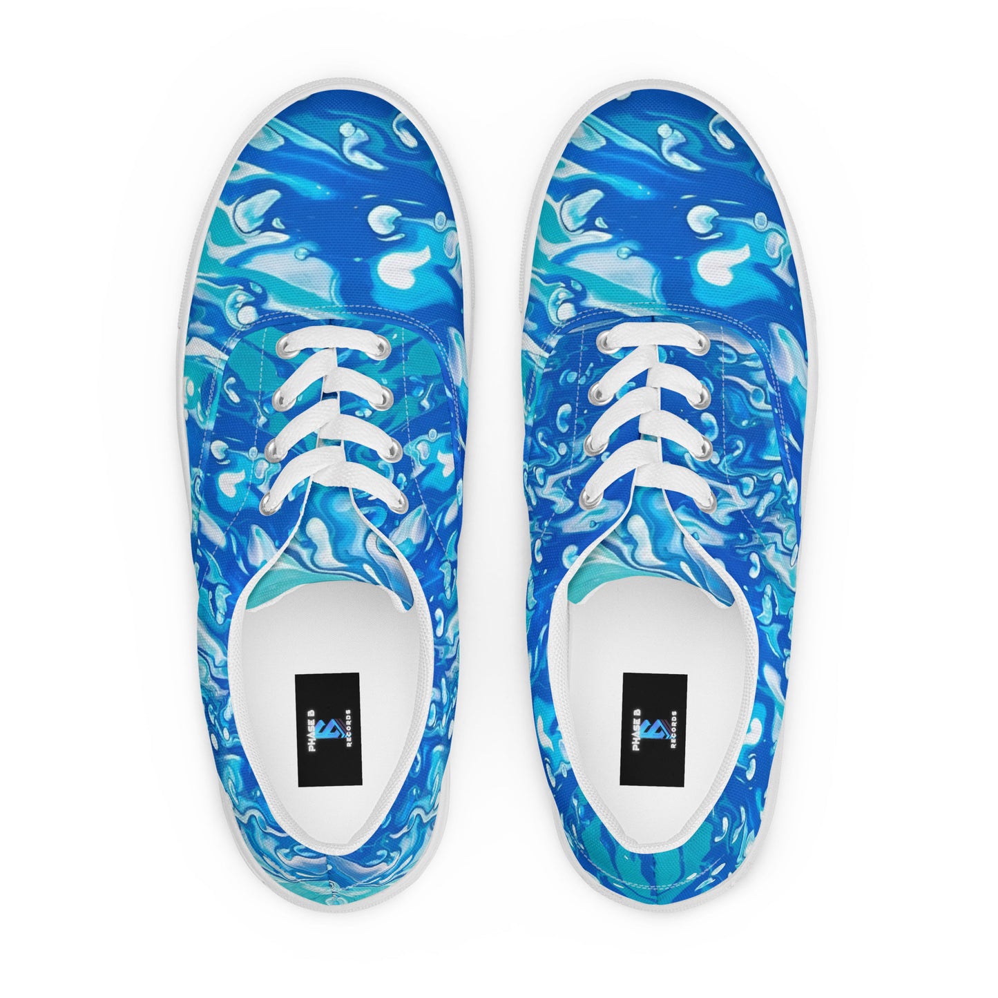Jess Lewis Seafoam Men’s Canvas Shoes - Free Delivery! Rock / Mathrock / Progressive / Jazz Fusion - Alternative Apparel and Merch Only from Phase B Records.