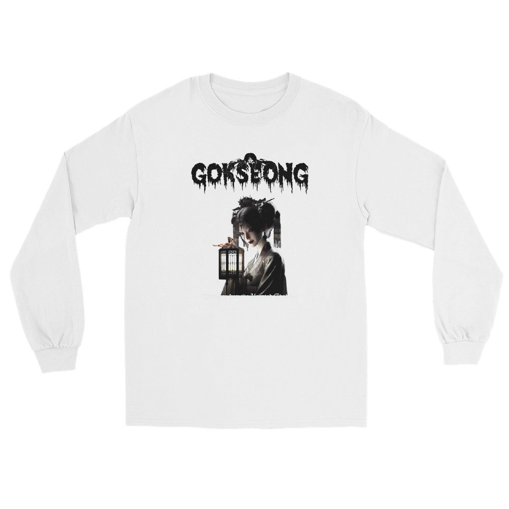 Gokseong Whispers from the haunted shadows Men’s Long Sleeve Shirt - Free Delivery! Rock / Metal / Alternative - Alternative Apparel and Merch Only from Phase B Records.