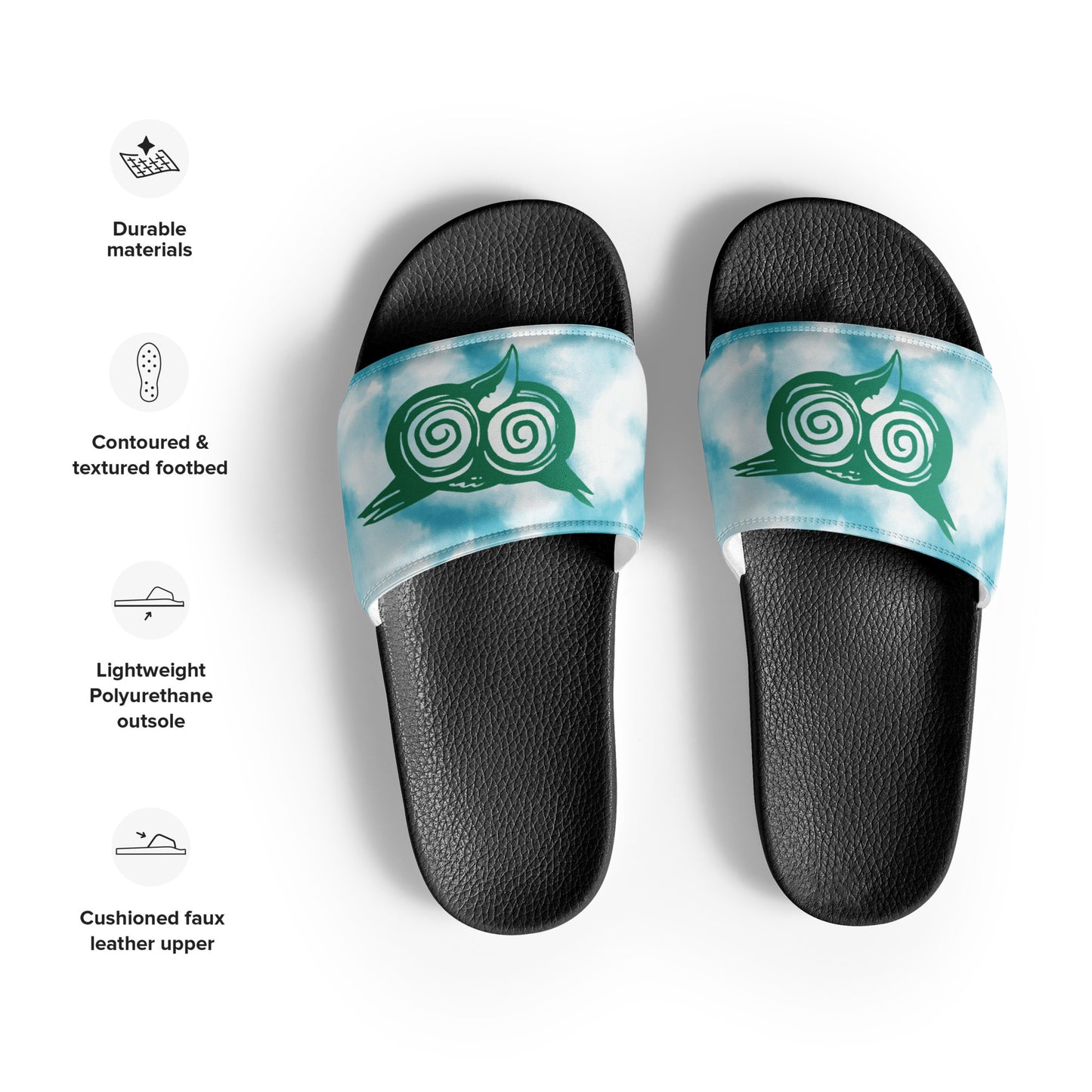 Wiservice Men’s slides - Free Delivery! Reggae / Dub / Ska / Ska punk / Punk - Alternative Apparel and Merch Only from Phase B Records.