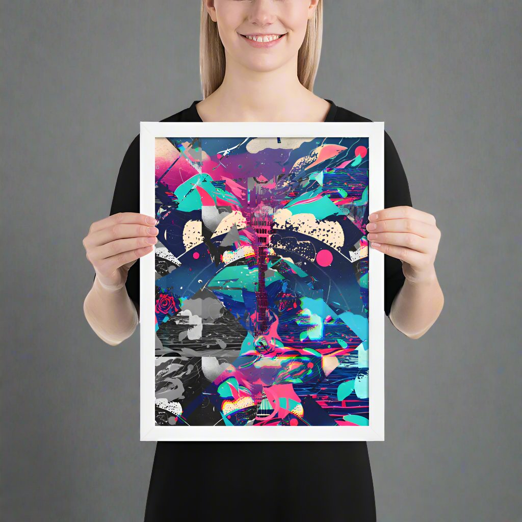 Jess Lewis Andromeda Framed Poster - Free Delivery! Rock / Mathrock / Progressive / Jazz Fusion - Alternative Apparel and Merch Only from Phase B Records.