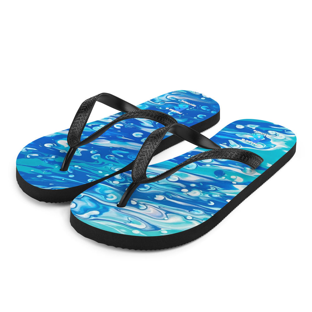 Jess Lewis Seafoam Flip-Flops - Free Delivery! Rock / Mathrock / Progressive / Jazz Fusion - Alternative Apparel and Merch Only from Phase B Records.