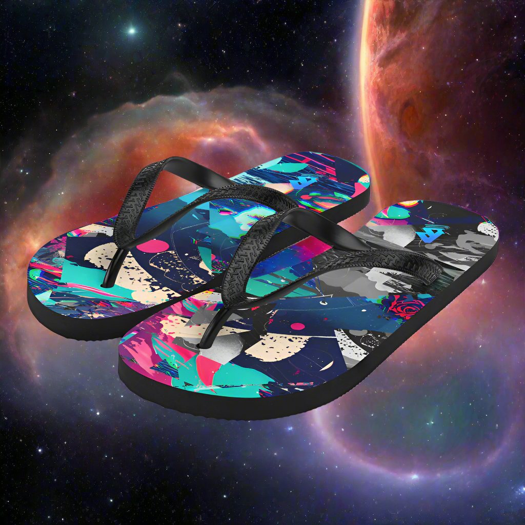 Jess Lewis Andromeda Flip-Flops - Free Delivery! Rock / Mathrock / Progressive / Jazz Fusion - Alternative Apparel and Merch Only from Phase B Records.