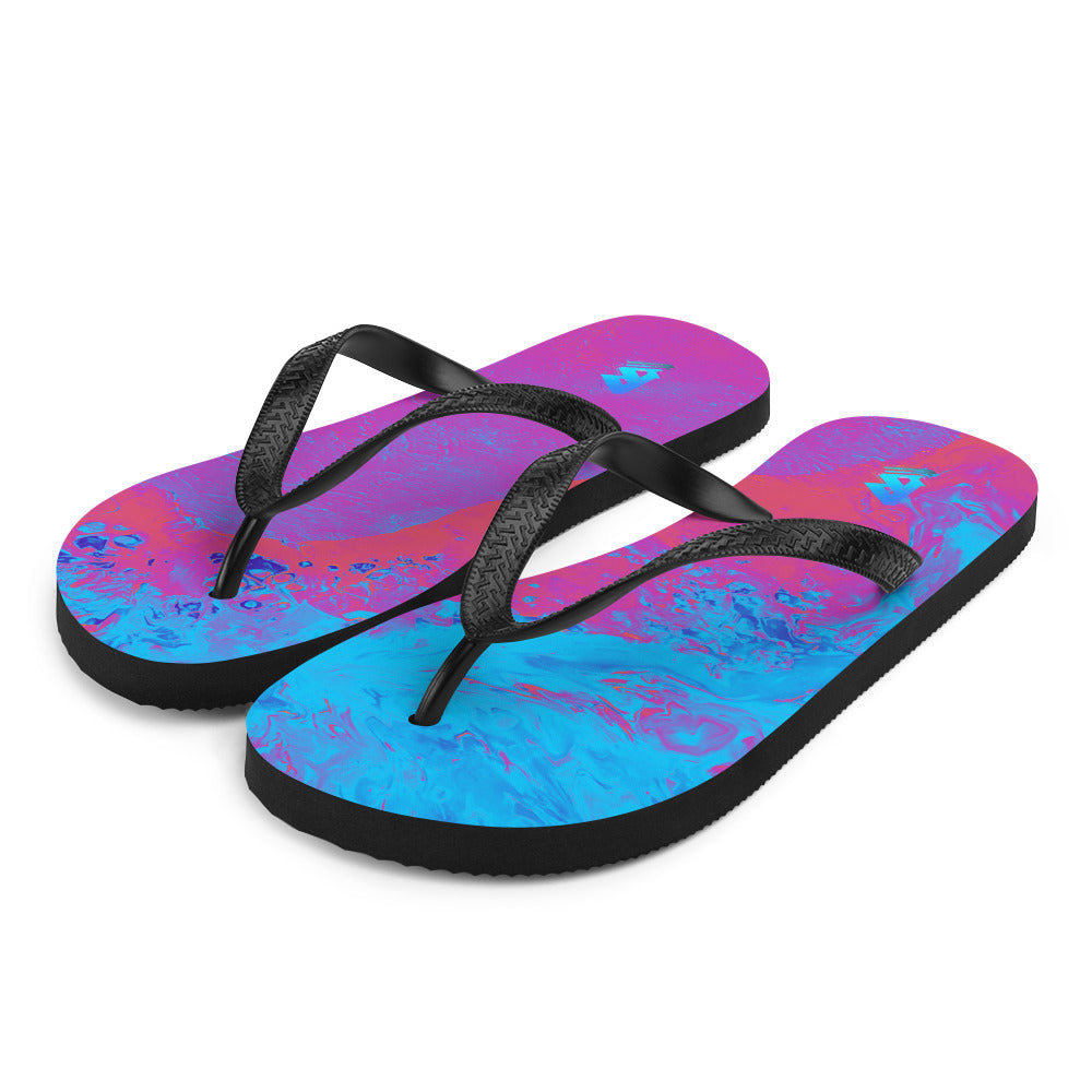 Neon Beach Flip-Flops